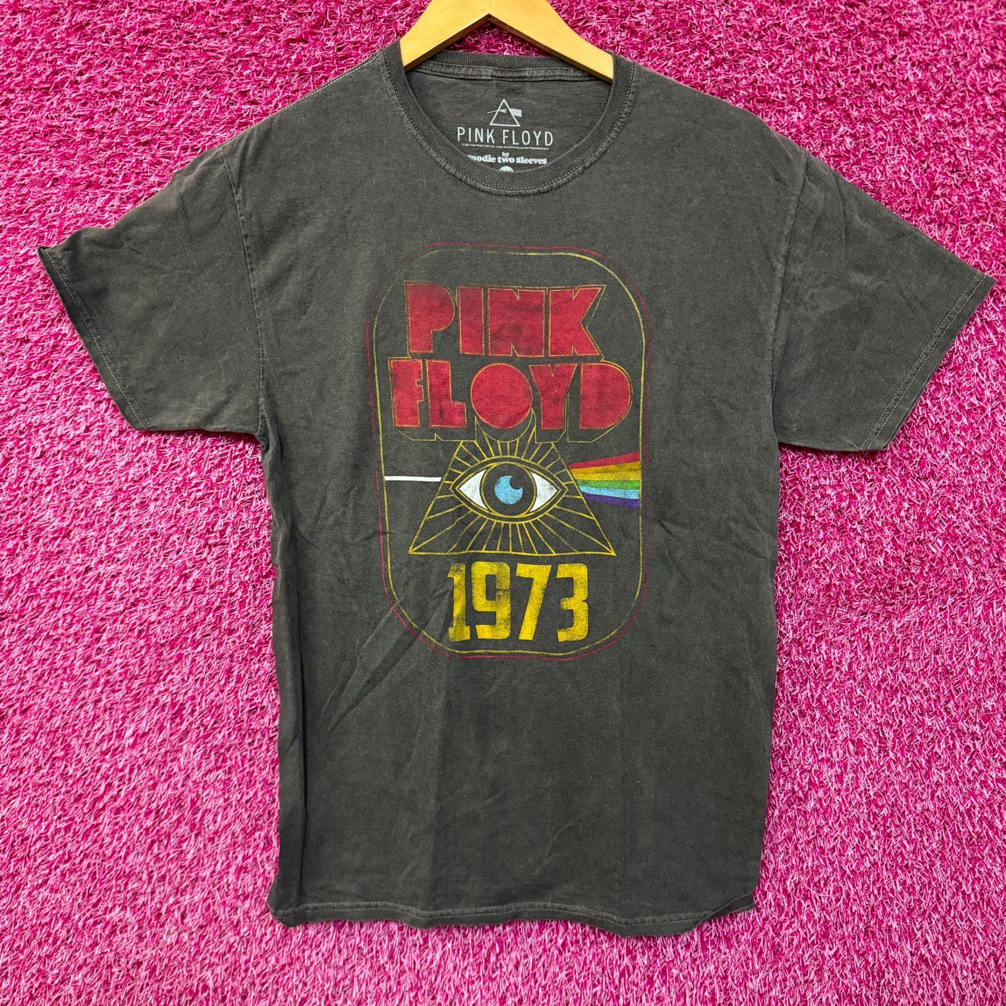Band Tees × Pink Floyd Pink Floyd 1973 Dark Side of the Moon Tour Rock Band Tee S/M Size US M / EU 48-50 / 2 - 1 Thumbnail