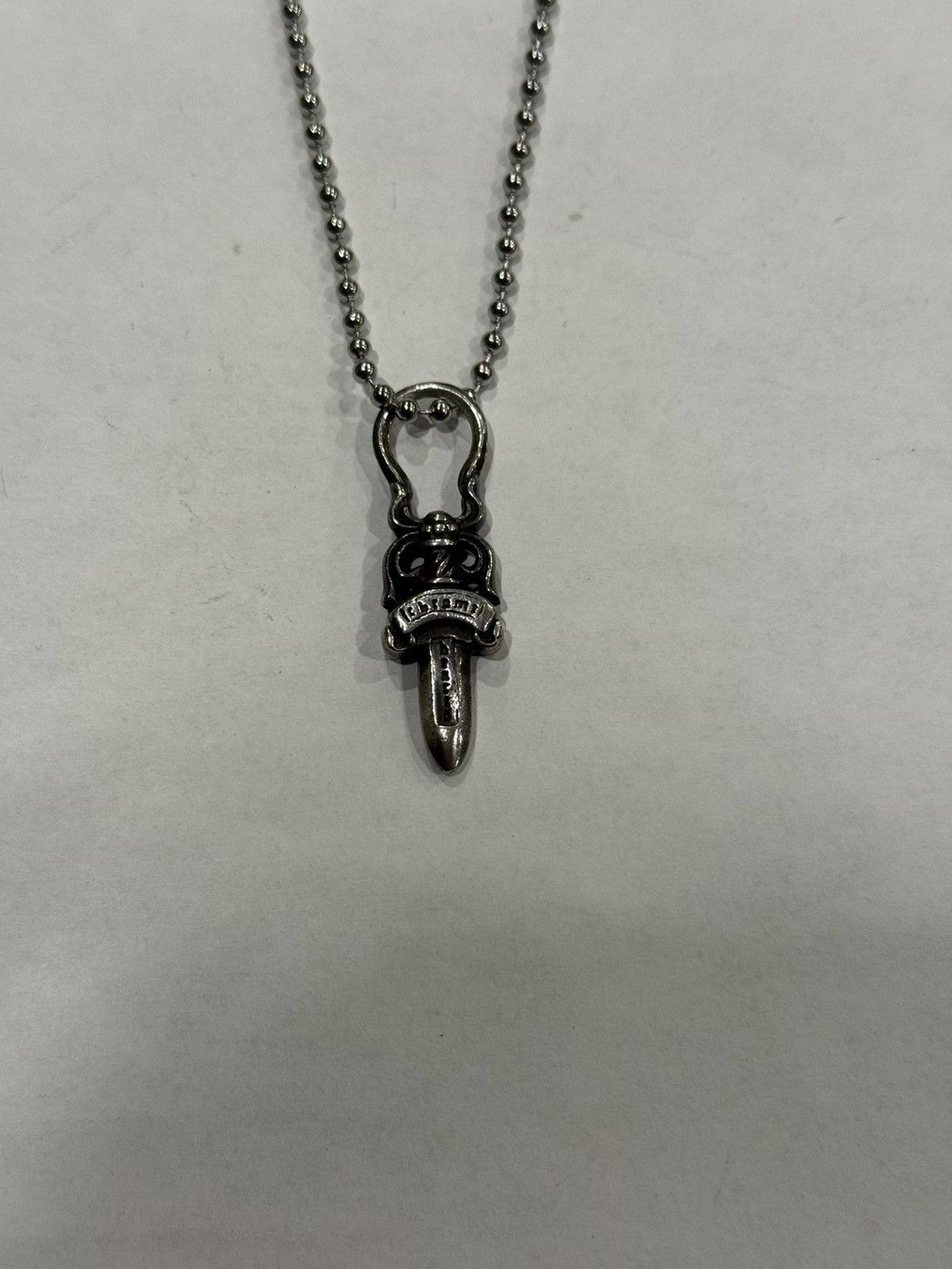 Chrome Hearts Chrome Hearts Dagger Pendant Silver Chain Necklace Zipper Size ONE SIZE - 3 Thumbnail