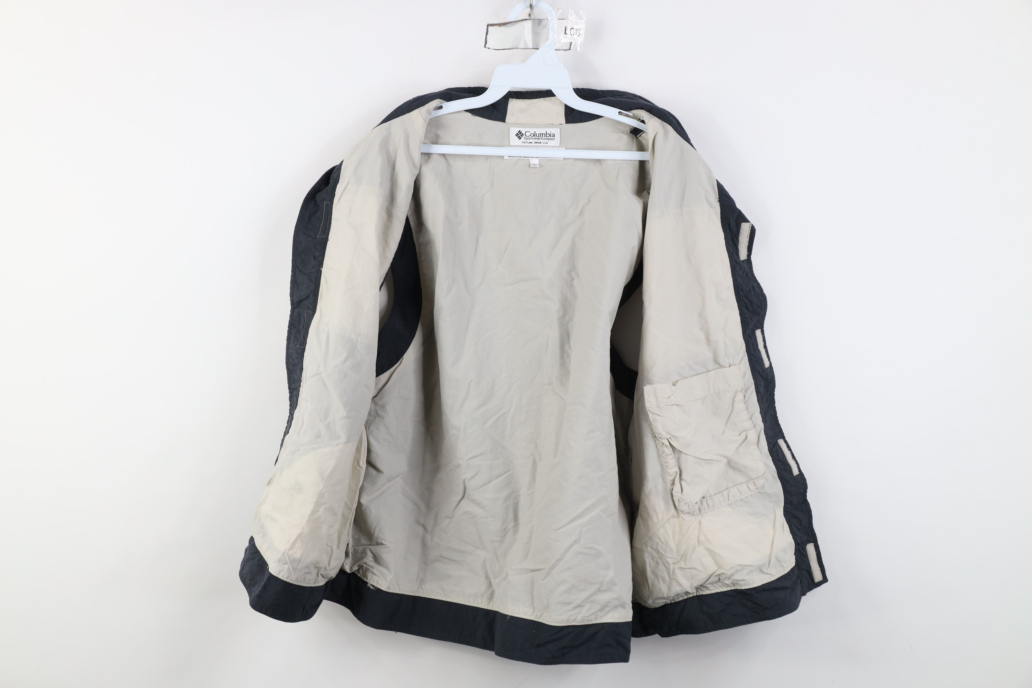 Columbia Vintage 90s Columbia Block Tearaway Windbreaker Vest Jacket Size US L / EU 52-54 / 3 - 8 Thumbnail