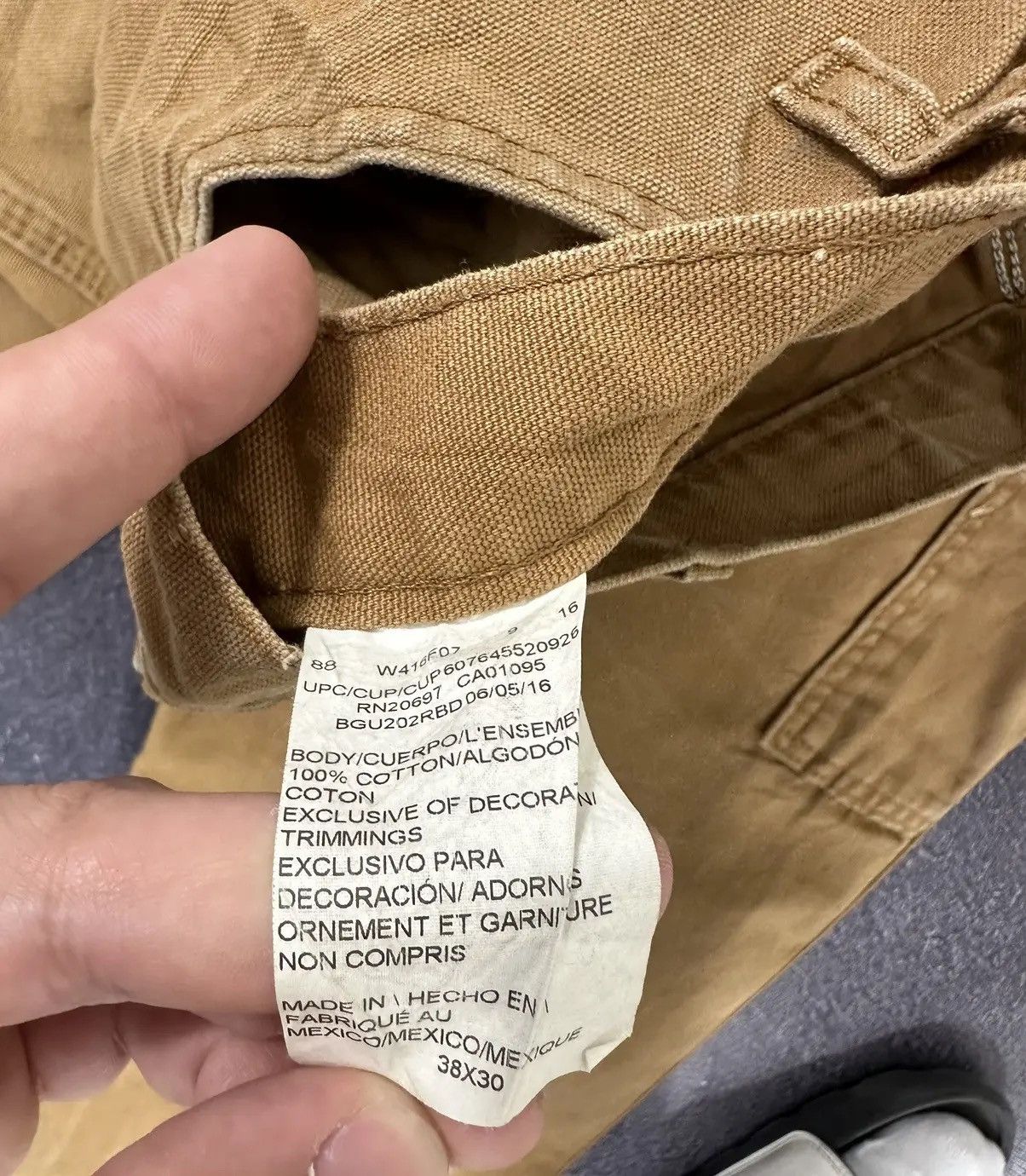 Dickies × Vintage Vintage Dickies Orange American Carpenter Work Baggy Pants Size US 38 / EU 54 - 9 Thumbnail