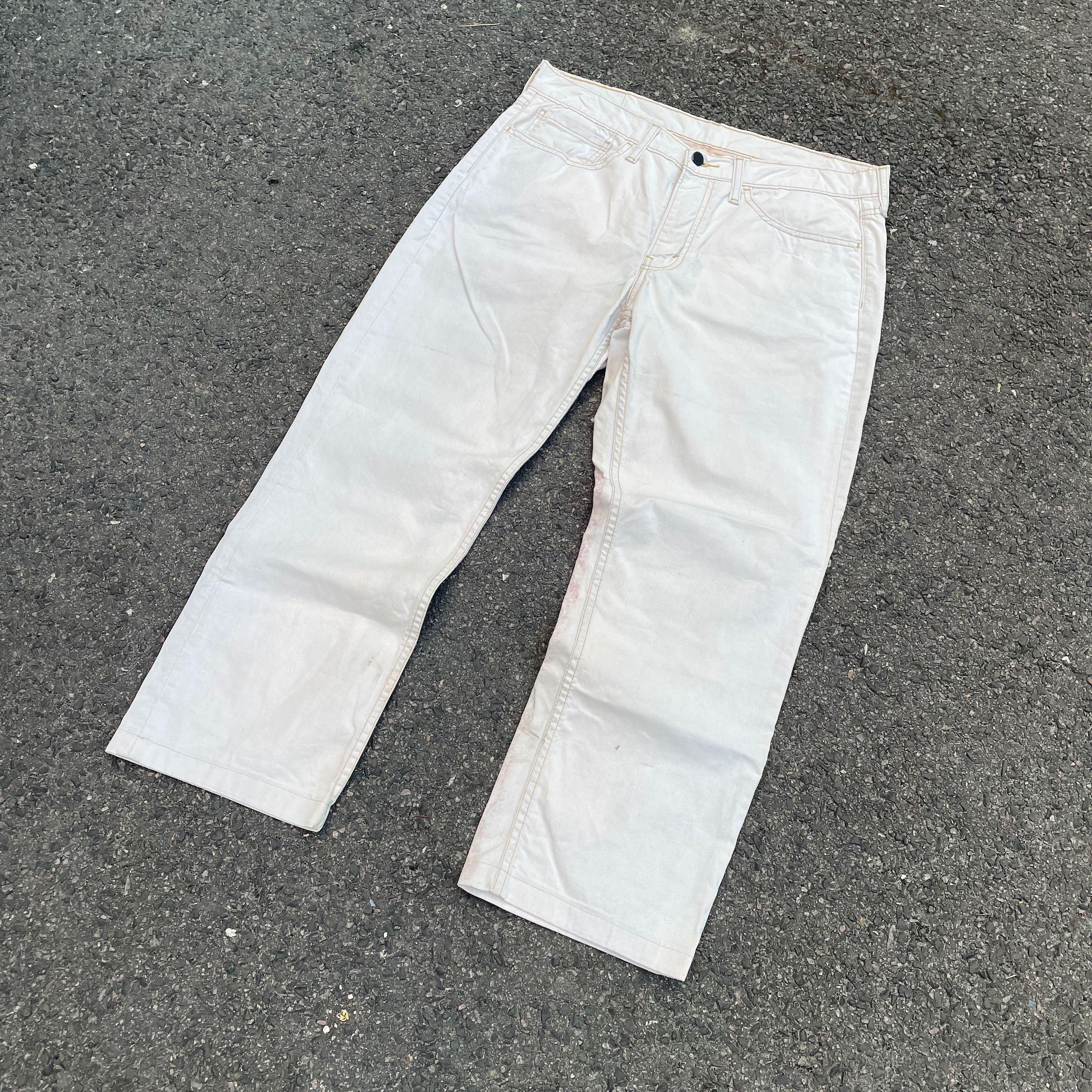 Levi's Levi's custom Art pants 1of1 art distressed y2k rare Size US 34 / EU 50 - 6 Thumbnail