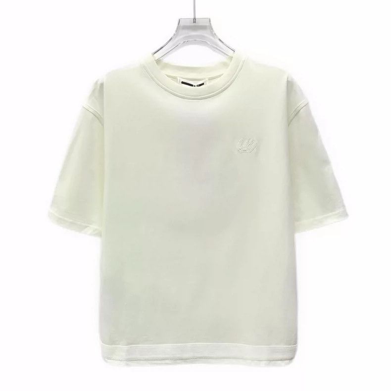 Alexander McQueen Alexander Mcqueen White swallow embroidered cotton round-n Size S / US 4 / IT 40 - 1 Thumbnail