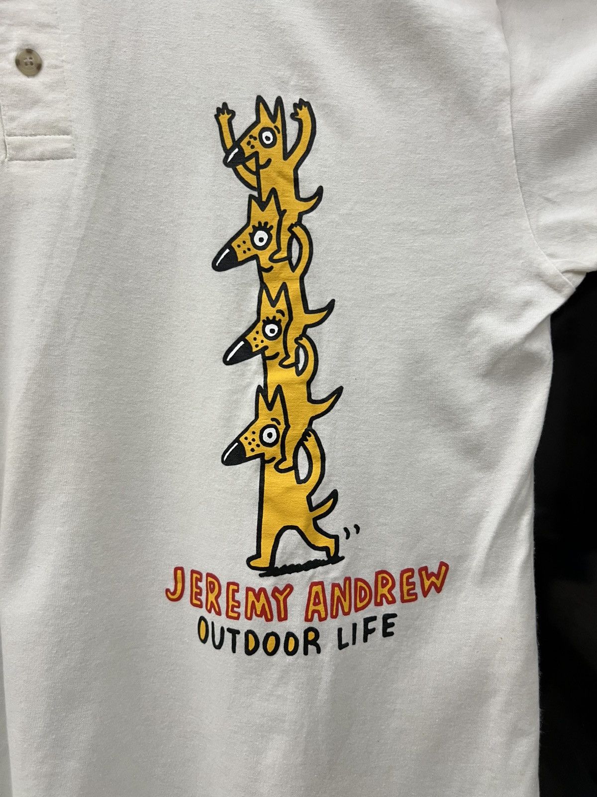 Jeremy Scott Vintage Jeremy Andrew Outdoor Life Henley T-Shirt Size US L / EU 52-54 / 3 - 2 Thumbnail