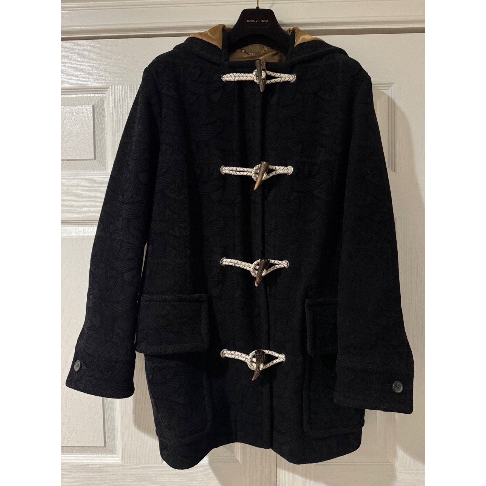 Louis Vuitton Louis Vuitton Kim Jones Nemeth Black Horn Coat Jacket 50 Size US M / EU 48-50 / 2 - 5 Thumbnail