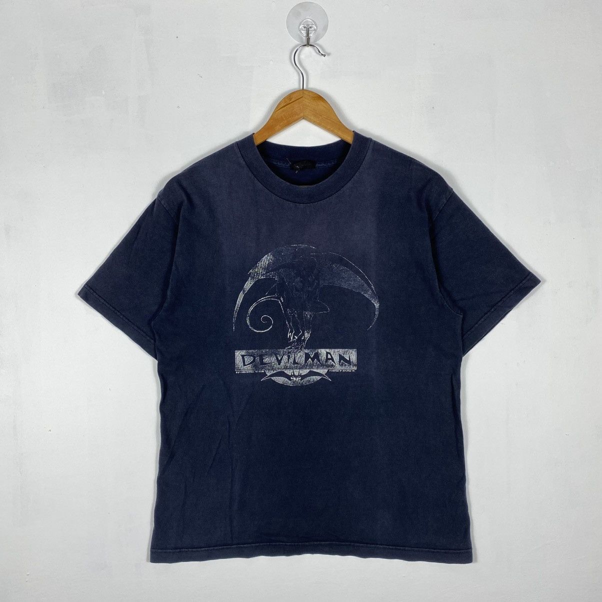 Anime Vintage 90's DEVIL MAN Faded Graphic Anime Manga Tee Shirt Size US M / EU 48-50 / 2 - 2 Thumbnail