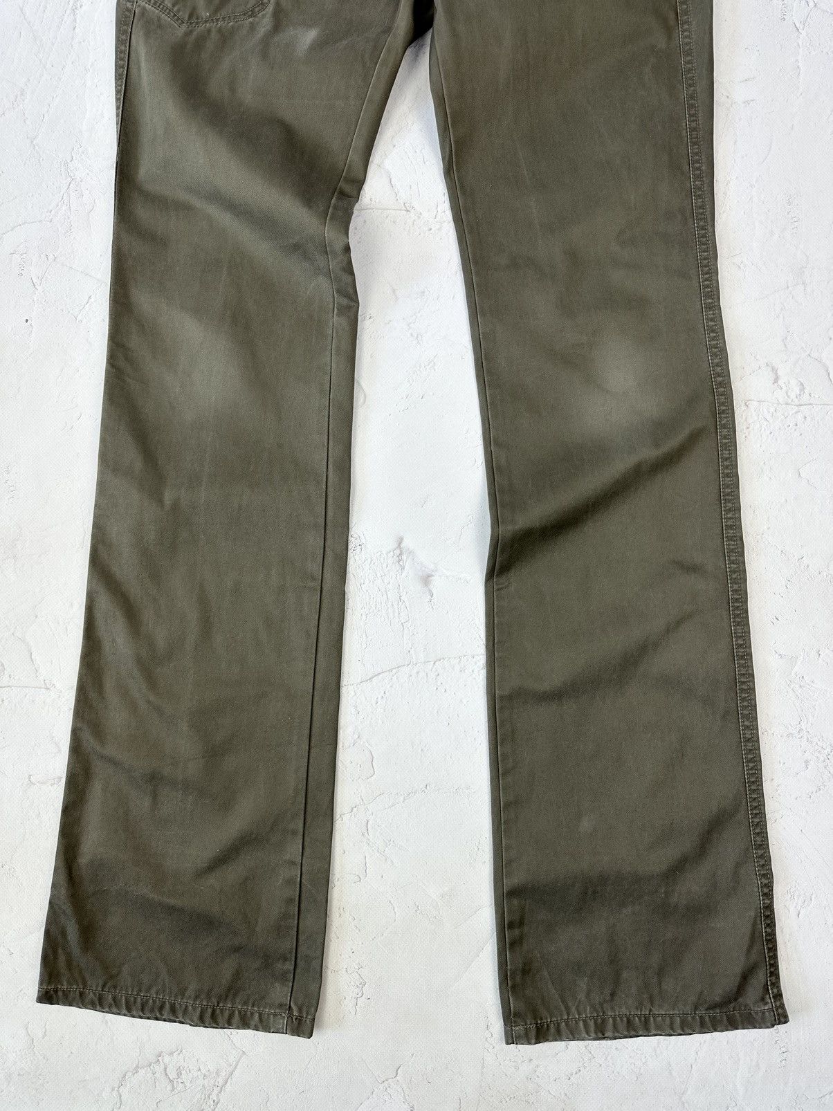 Diesel × Vintage Y2K Vintage Diesel Khaki Cotton Women’s Pants Size 28" / US 6 / IT 42 - 2 Thumbnail