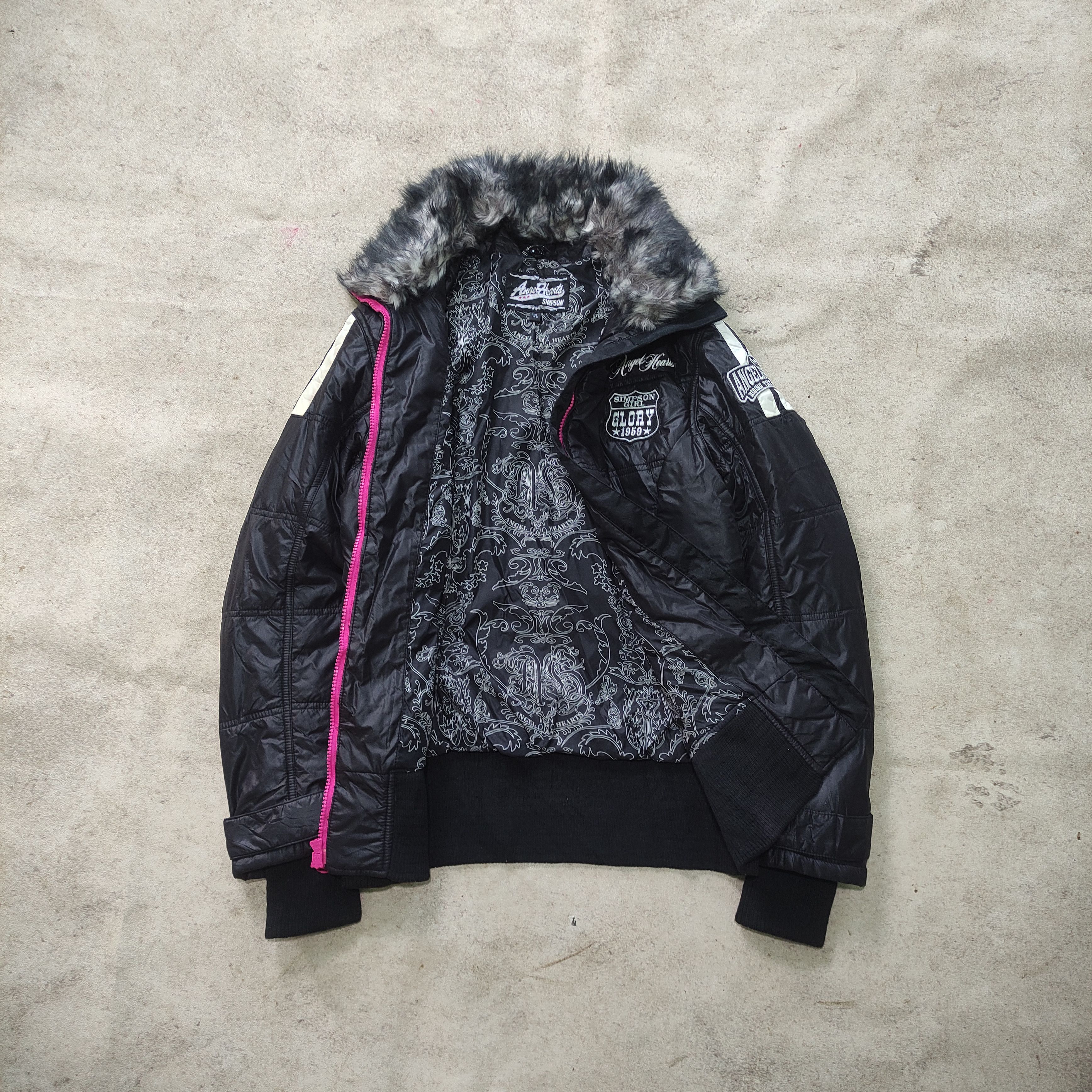 If Six Was Nine Angel Hearts “Simpsons” biker jacket style Gostar De Fuga Size US M / EU 48-50 / 2 - 3 Thumbnail