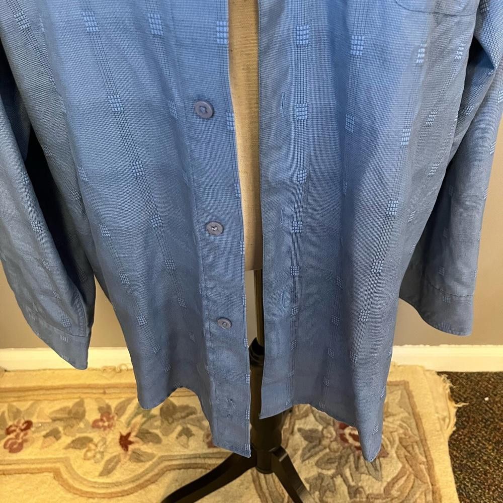 Designer Marc Edwards bottom down dress shirt size XXL Size 48R - 3 Thumbnail