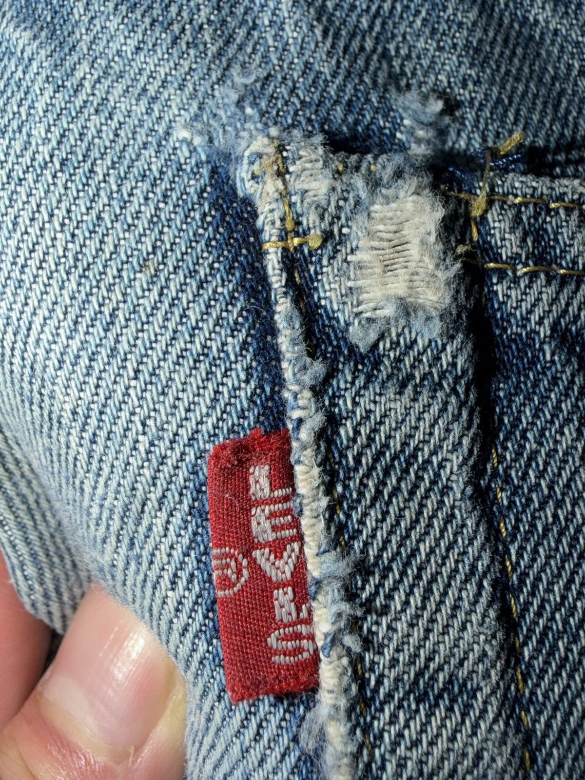 Levi's Vintage Clothing Vintage Selvedge Levi’s 503B-XX Big E Size US 32 / EU 48 - 4 Thumbnail