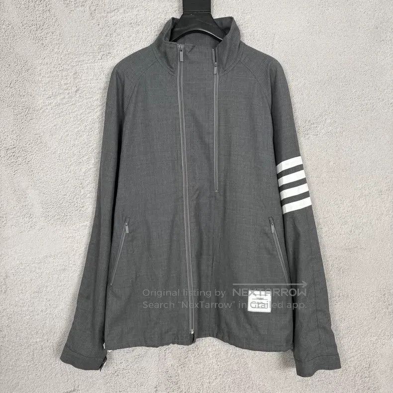 Thom Browne Thom Browne Gray Wool Jacket Coat Size US L / EU 52-54 / 3 - 1 Thumbnail