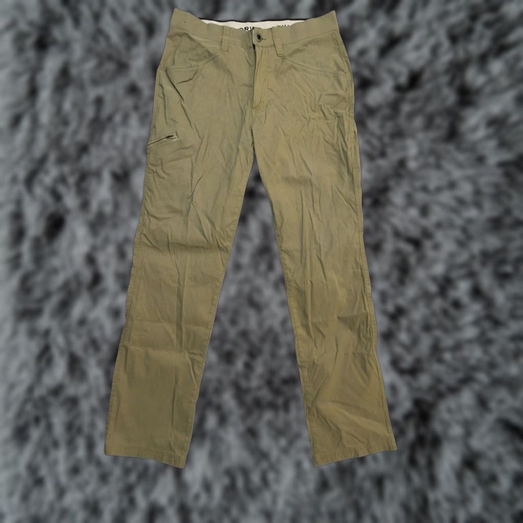 Orvis Orvis Mens Pants 32x32 Chino Water Repellent Stretch 5-Pocket Media Pocket Khaki Beige Regular Straight Front Men Size US 32 / EU 48 - 1 Thumbnail