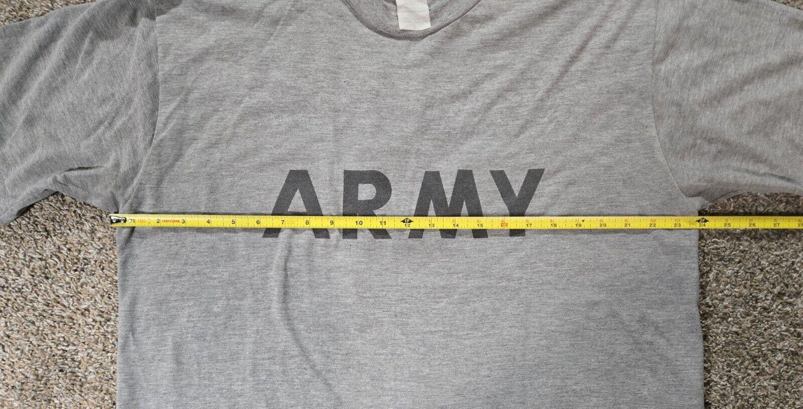 Soffe US Army Physical Fitness Uniform Short Sleeve Shirt Large Size US L / EU 52-54 / 3 - 5 Thumbnail