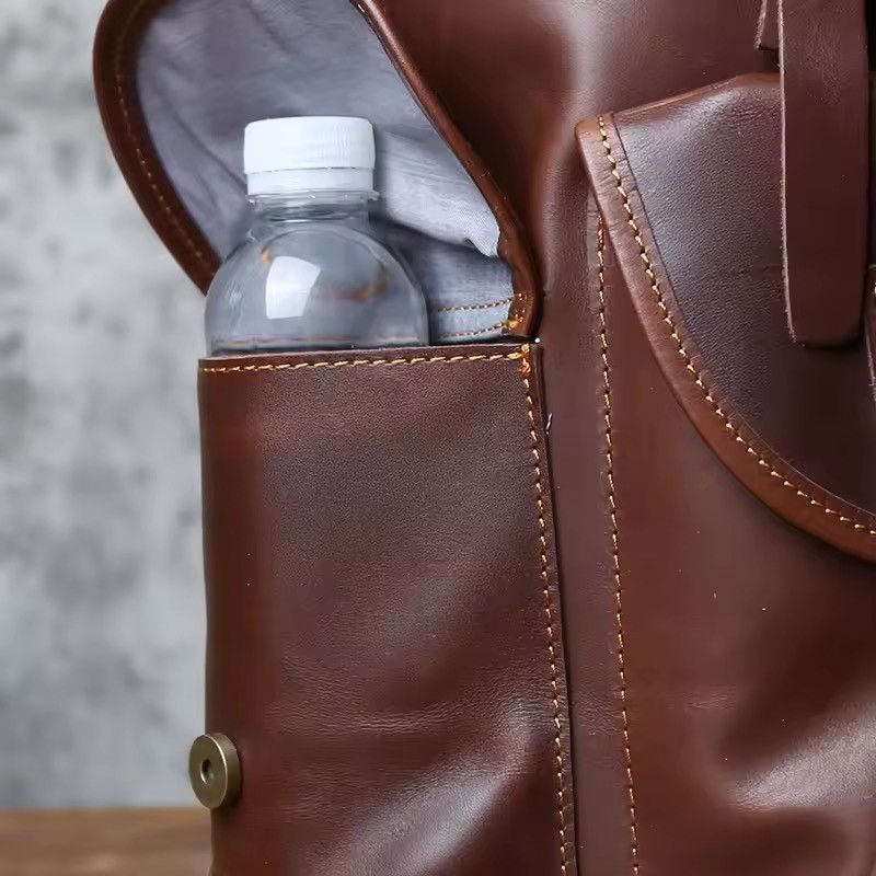Genuine Leather Vintage Genuine Leather Backpack Size ONE SIZE - 7 Thumbnail
