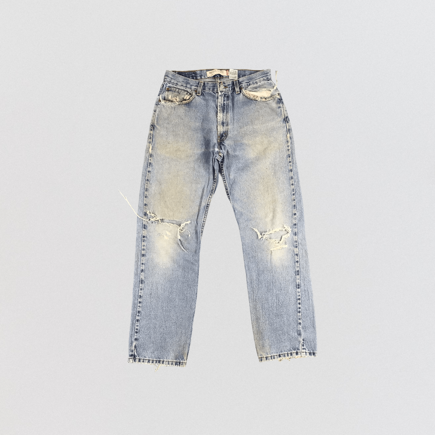 Levi's × Vintage Vintage Distress Levis 505 Jeans-JM1276 Size US 32 / EU 48 - 1 Thumbnail
