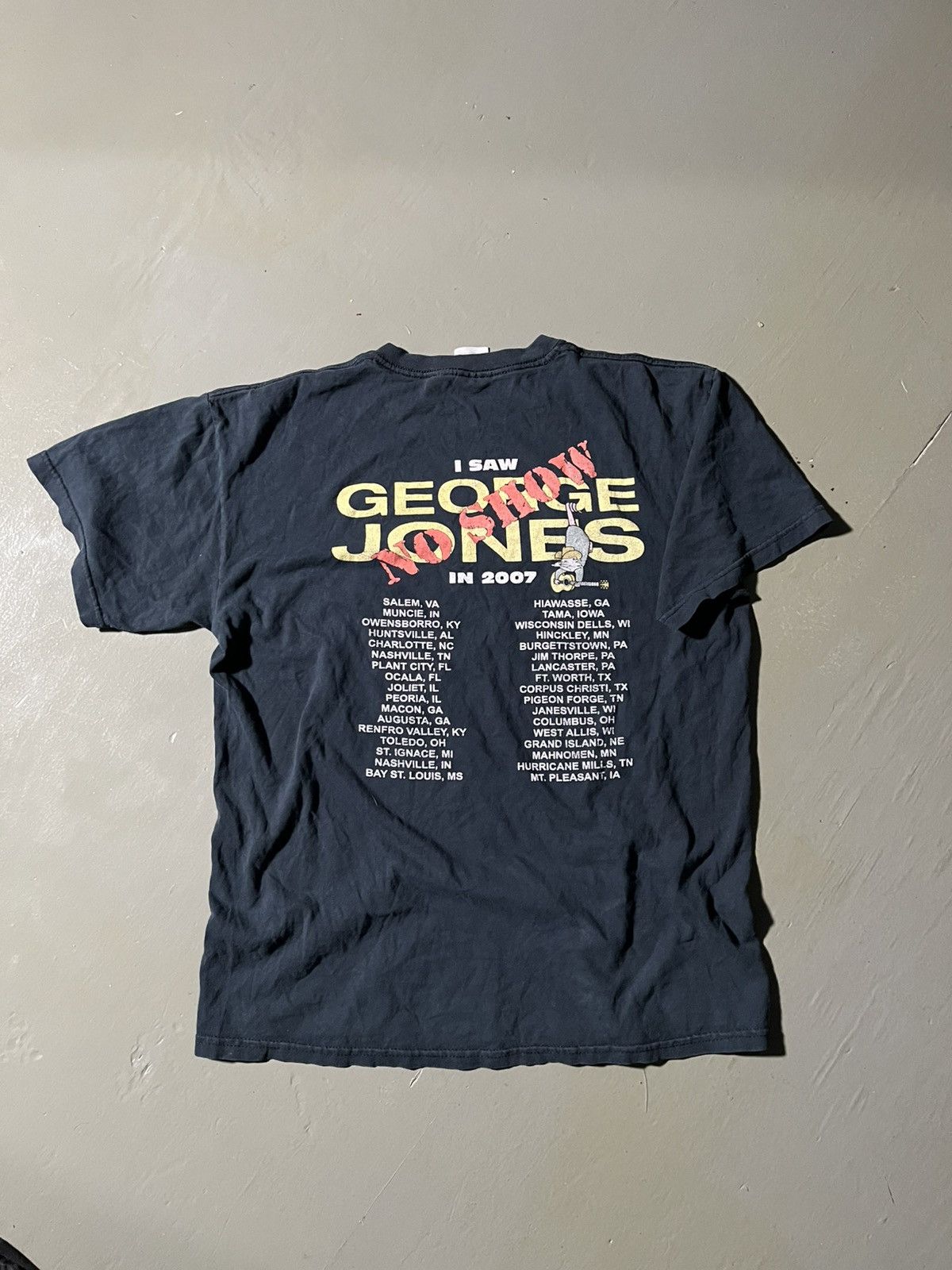 Other 2007 George Jones “I Saw George Jones No Show” t-shirt Size US M / EU 48-50 / 2 - 4 Thumbnail