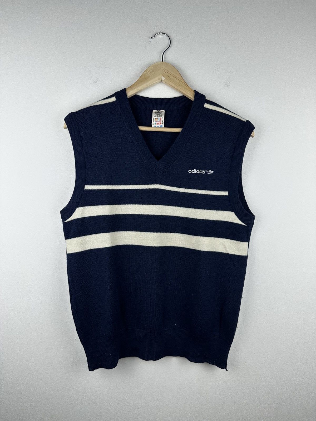Adidas × Vintage Adidas vintage Wool vest Size US S / EU 44-46 / 1 - 1 Thumbnail