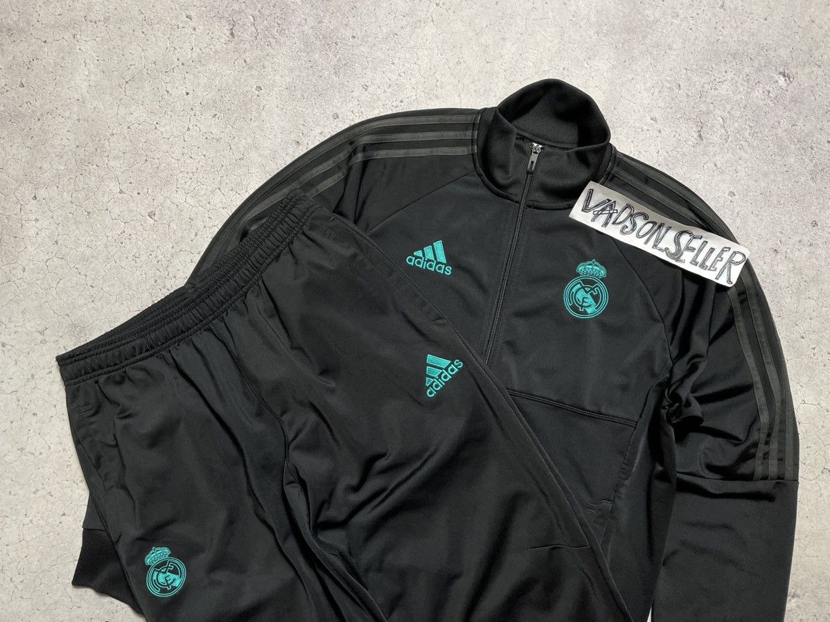 Adidas Vintage Football Track Suit Adidas Real Madrid Pants Jacket Size US M / EU 48-50 / 2 - 10 Thumbnail