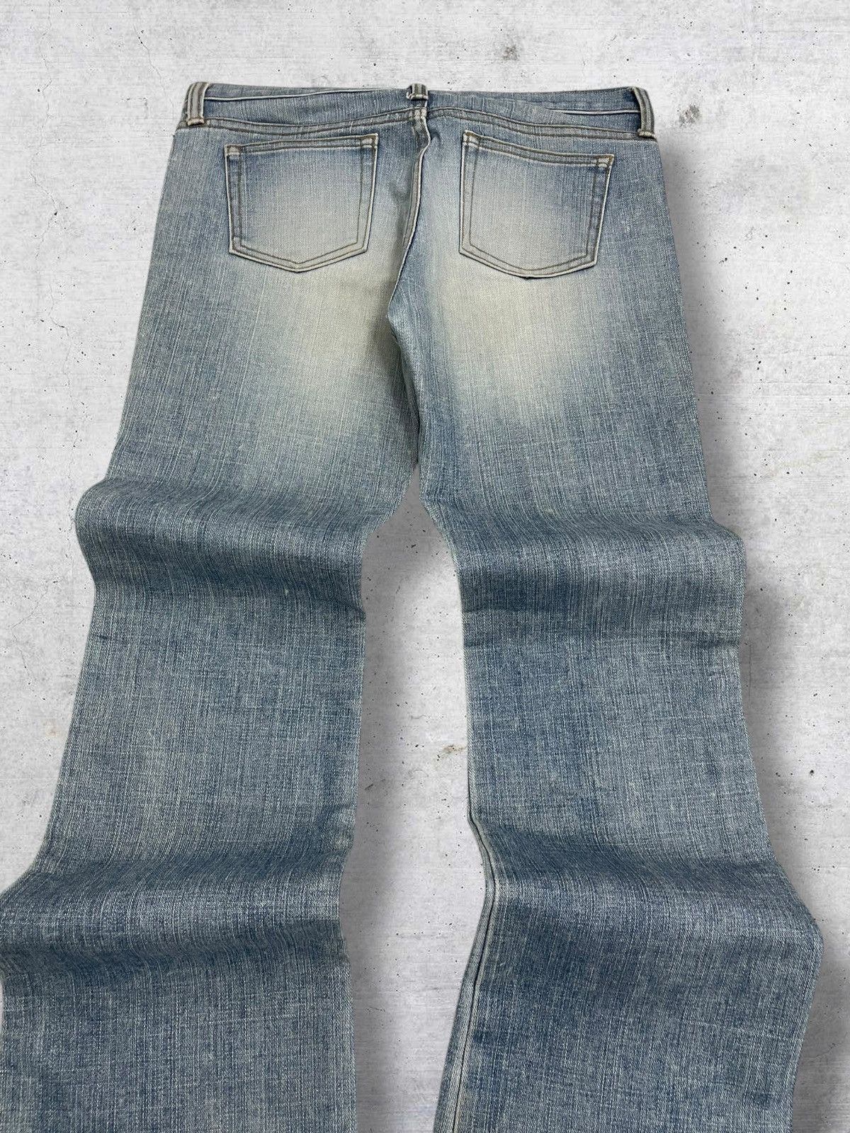 Yohji Yamamoto VINTAGE YOHJI YAMAMOTO JAPAN DESIGNER FLARED DIAMOND DENIM Size US 30 / EU 46 - 13 Thumbnail