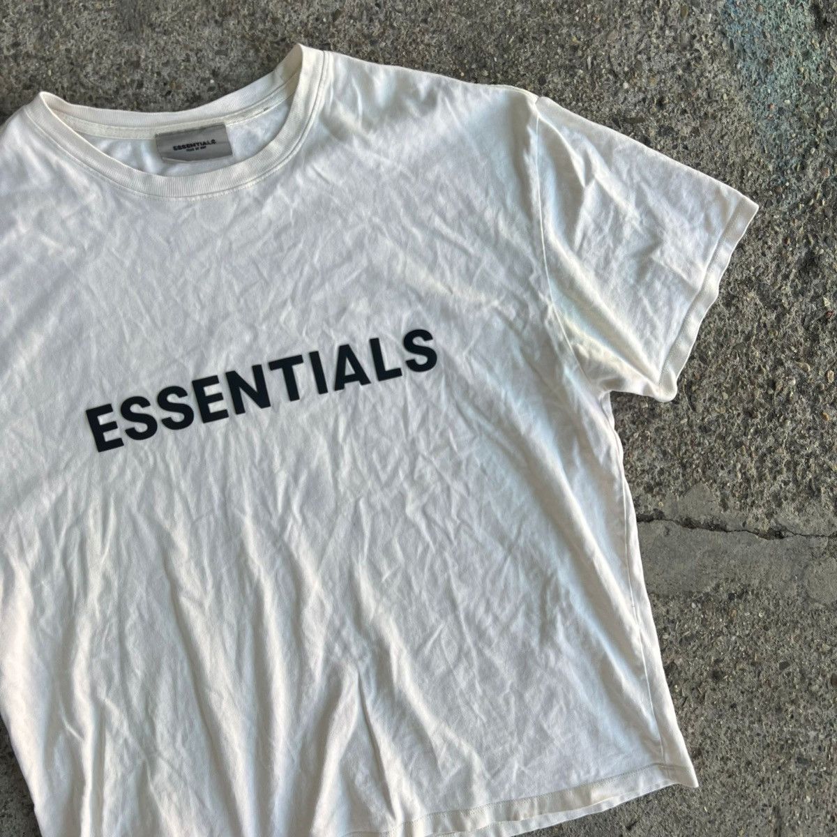 Essentials × Kanye West Essentials White Tee Spellout Logo Y2K Kanye Yeezy Tshirt Size US L / EU 52-54 / 3 - 4 Thumbnail