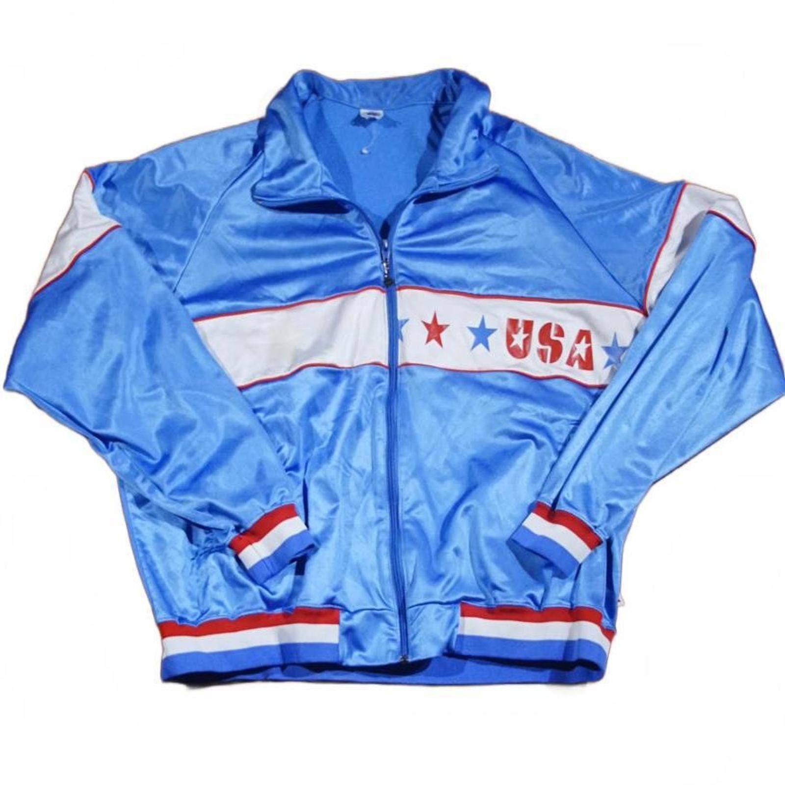 Russell Athletic Team USA Russell Athletics Satin Jacket | Sz XXL | Vtg 80s Size US XXL / EU 58 / 5 - 1 Thumbnail