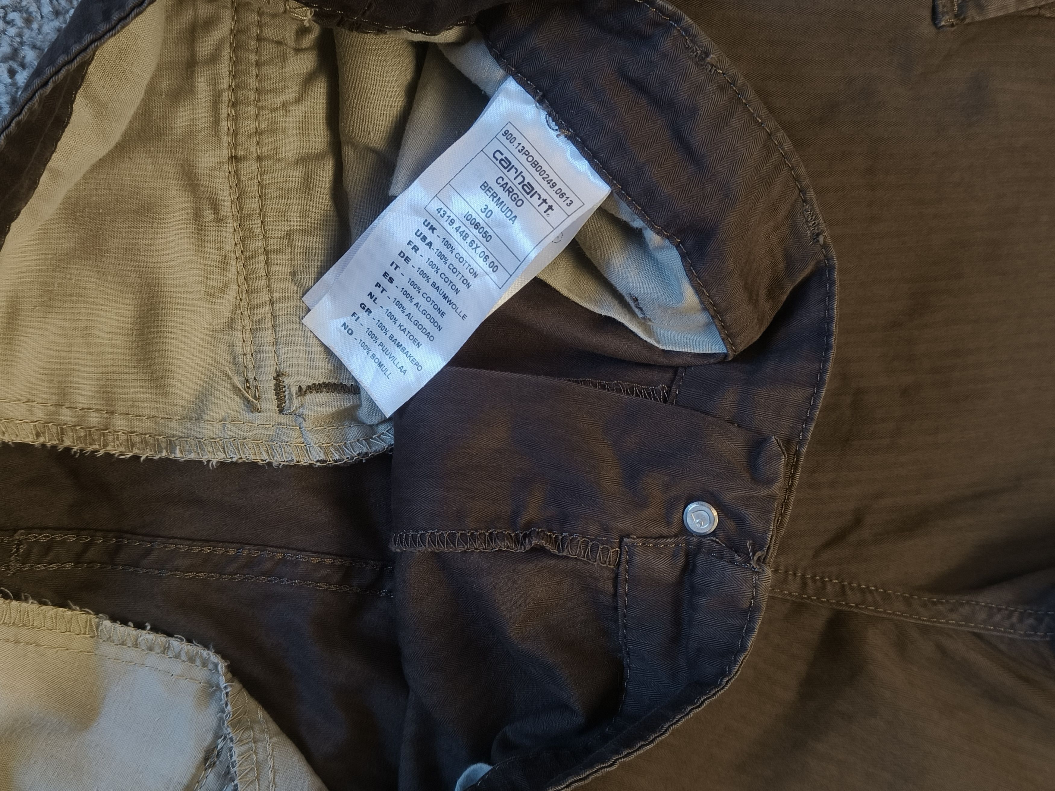 Carhartt Carhartt Ripstop Cargo Bermuda Brown Vintage Shorts Size US 30 / EU 46 - 5 Thumbnail
