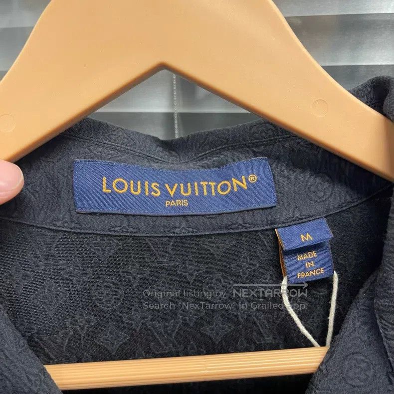 Louis Vuitton Louis Vuitton Full print dark jacquard short sleeve shirt Size US M / EU 48-50 / 2 - 3 Thumbnail