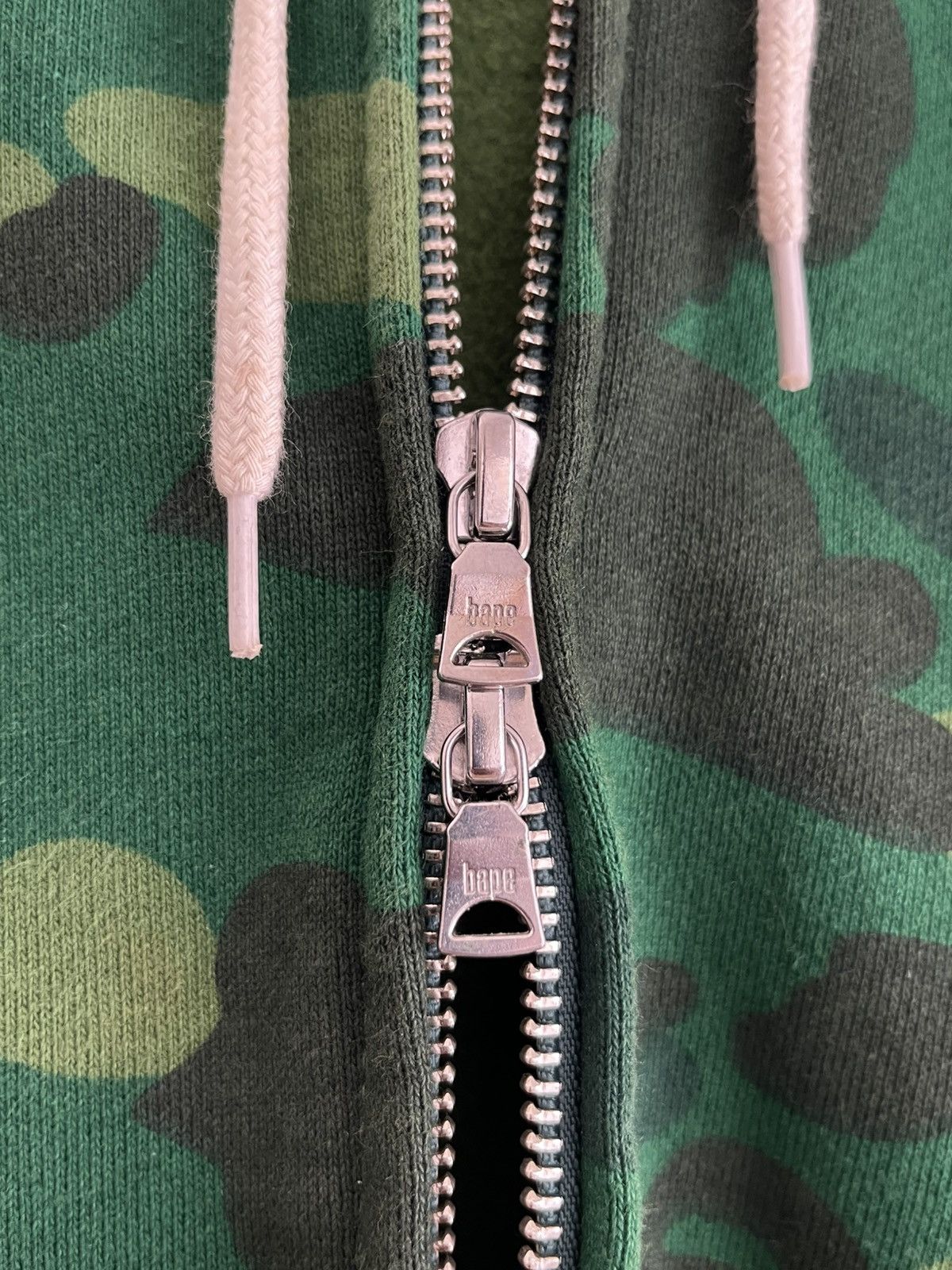 Bape Bape Green Shibuya Camo Full Zip Hoodie Size US M / EU 48-50 / 2 - 7 Thumbnail
