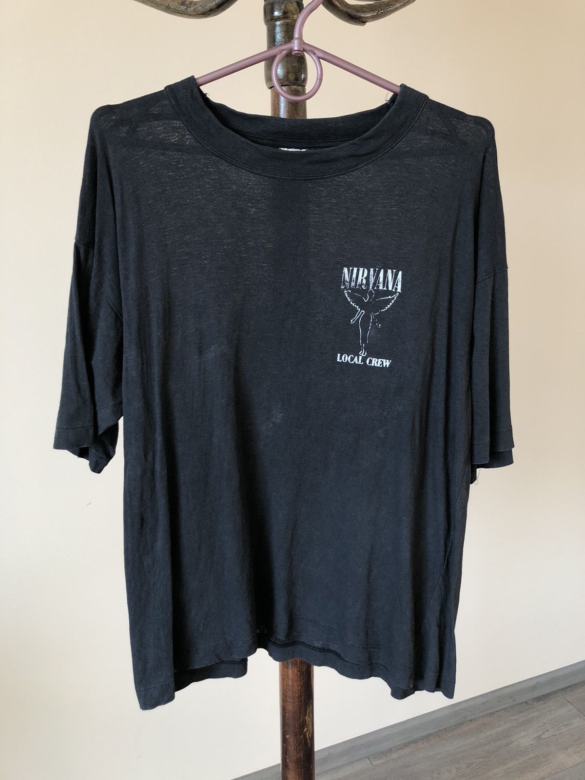 Vintage Vintage Nirvana local crew distressed 90s t shirt tee