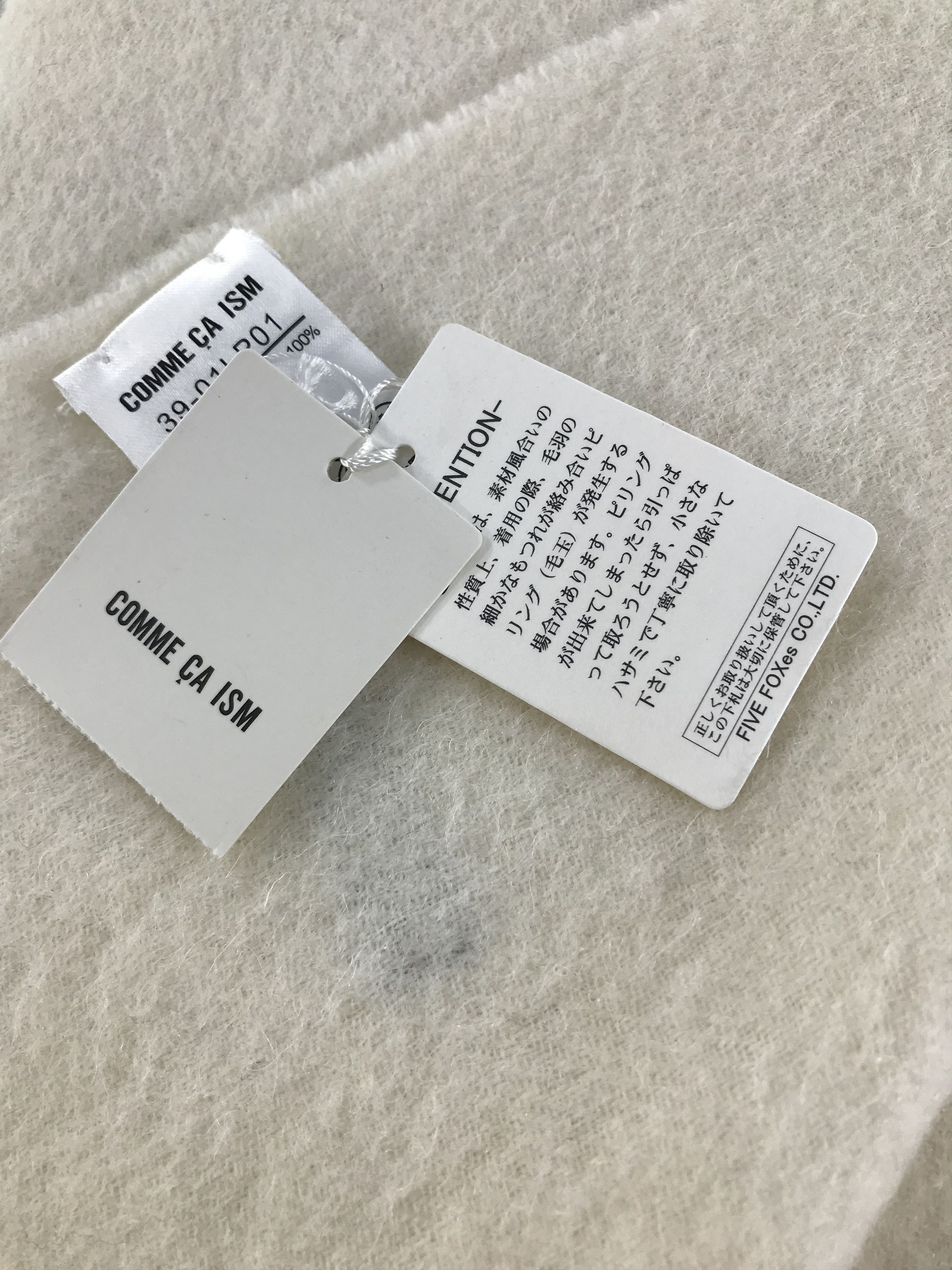 Comme Ca Ism Comme Ca Ism Wool Scarf Muffler V162 Size ONE SIZE - 7 Thumbnail