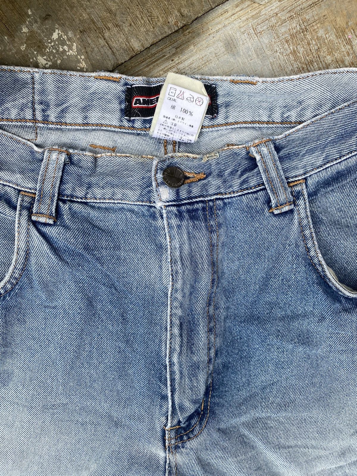 Vintage Distressed Americanino baggy carpenter jeans Size US 33 - 3 Thumbnail