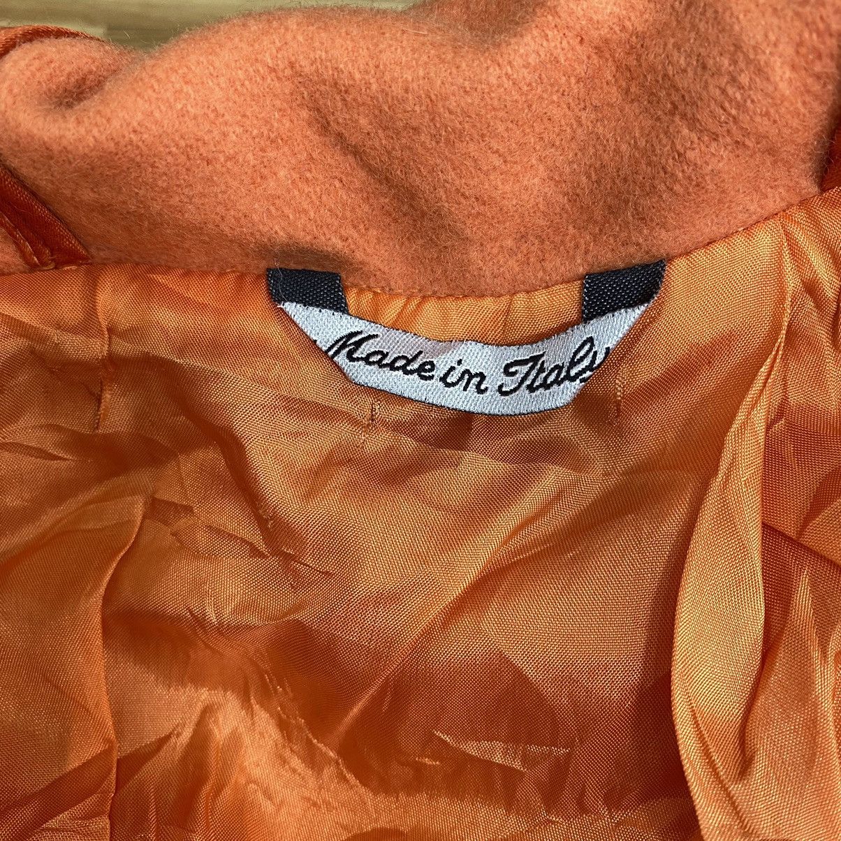 Other PRISMALEI Italian Brand Orange Wool Grey Hooded Jacket Size US M / EU 48-50 / 2 - 5 Thumbnail
