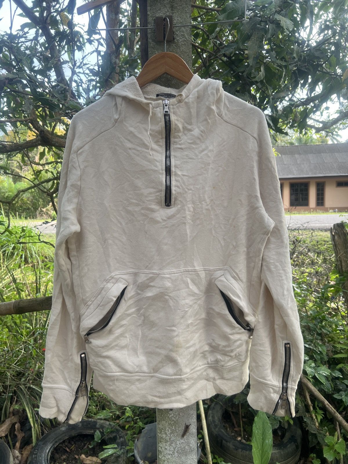 Vintage Balmain Zipper Hoodie