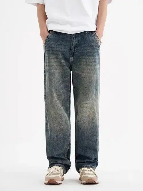 American Edition × Japanese Brand × Vintage Vintage washed distressed loose fitting jeans Size US 32 / EU 48 - 3 Thumbnail