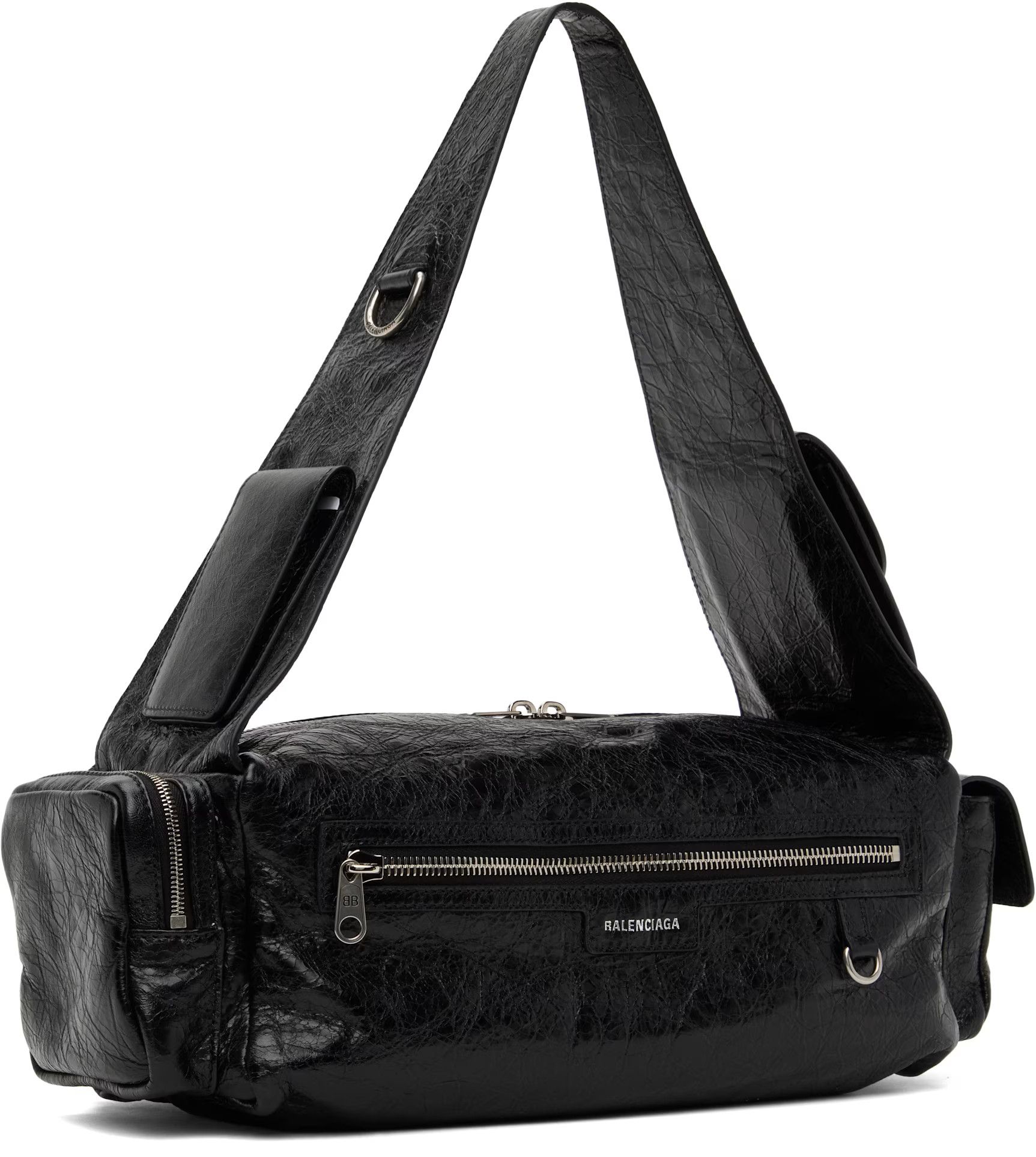 Balenciaga Balenciaga Black Small Superbusy Sling Bag Size ONE SIZE - 3 Thumbnail