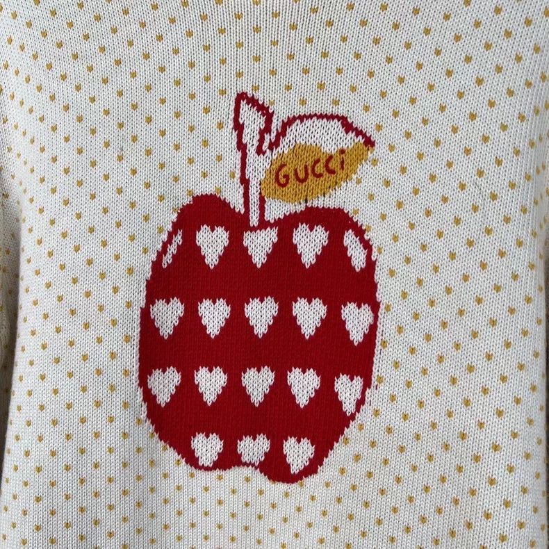 Gucci Gucci Apple heart letter sweater 2501-Nextarrow Size US XL / EU 56 / 4 - 4 Thumbnail