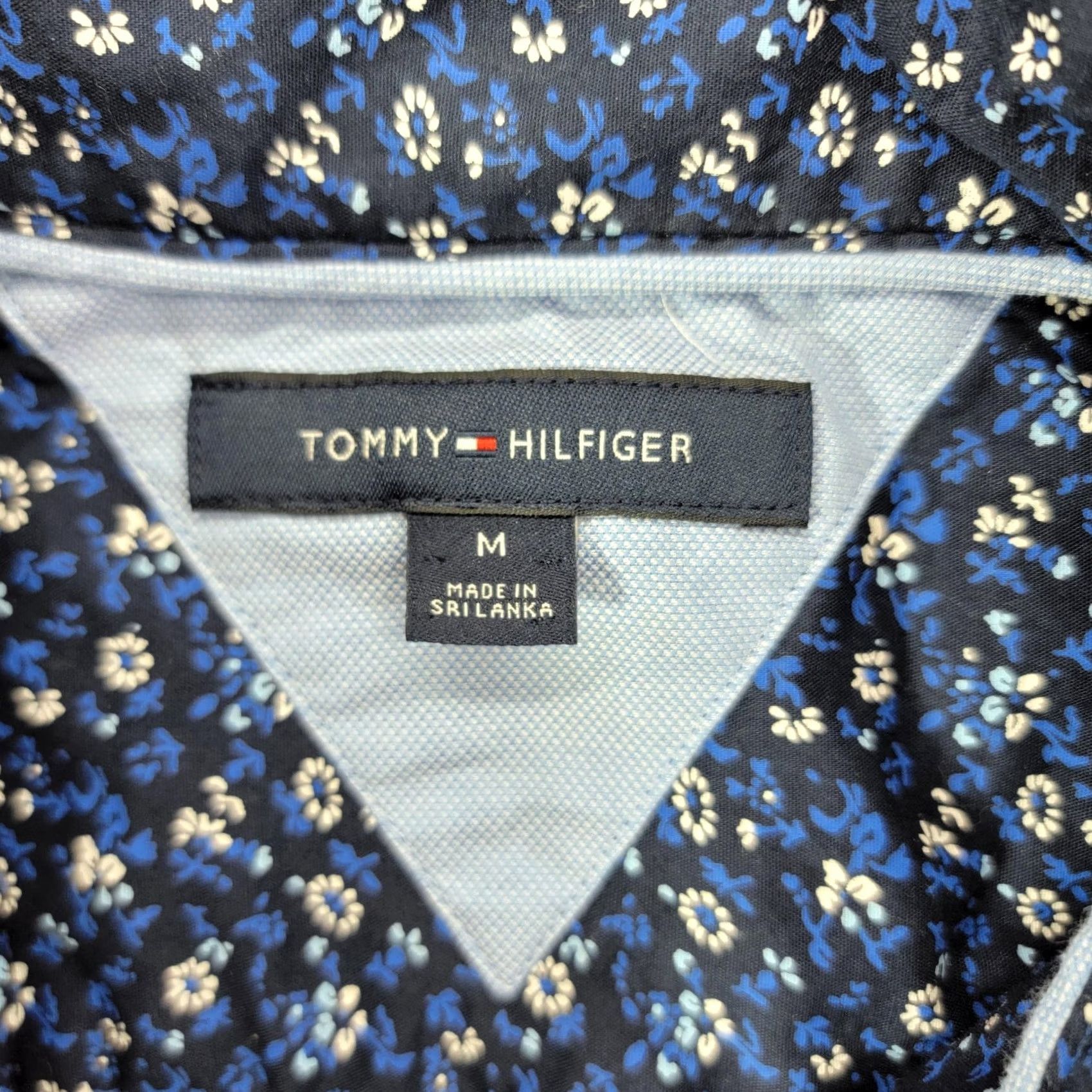 Tommy Hilfiger Tommy Hilfiger Shirt Mens M Blue Floral Long Sleeve Button Front Casual Size US M / EU 48-50 / 2 - 3 Thumbnail