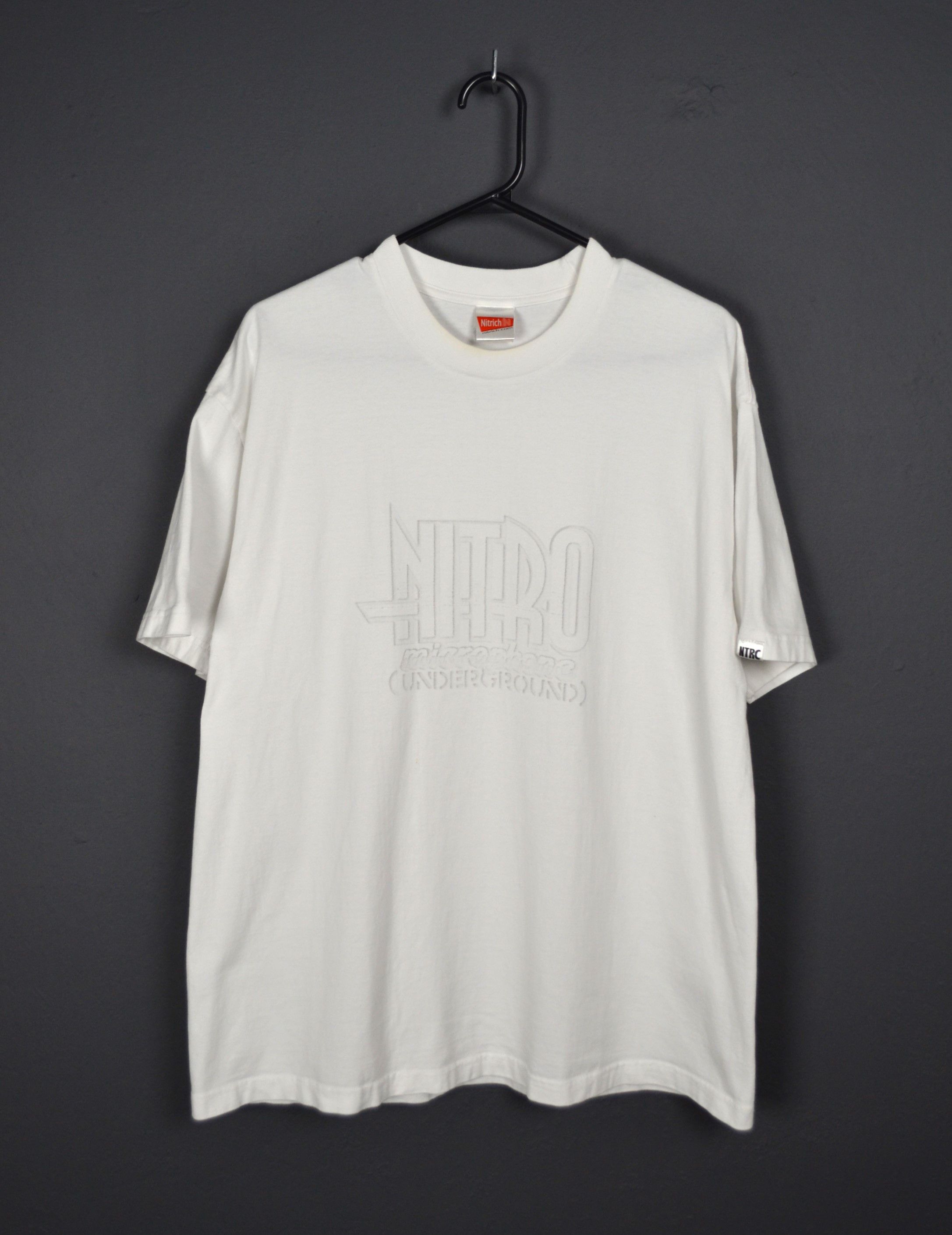 Band Tees NITRICH Nitro Microphone Underground T-Shirt size L Vintage Size US L / EU 52-54 / 3 - 2 Thumbnail