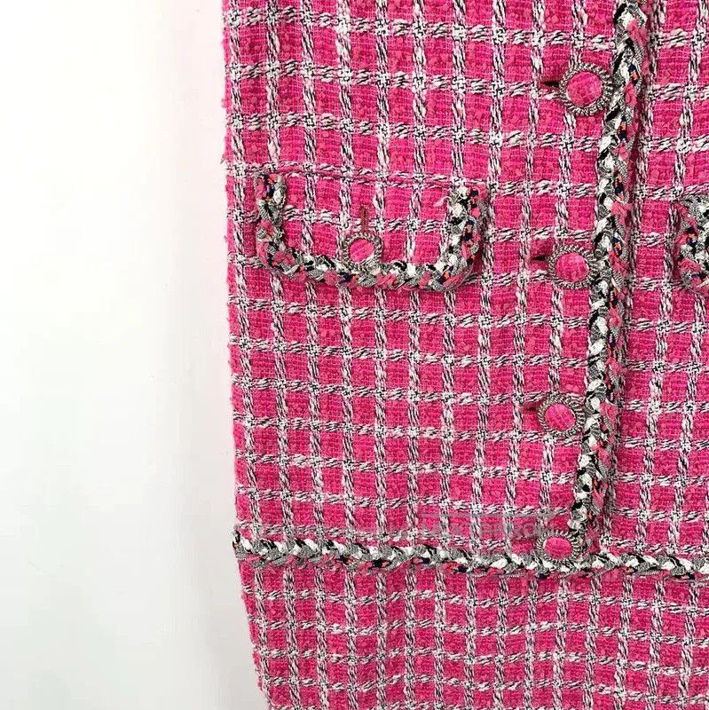 Chanel Chanel Pink Cotton Dress for Women . Size XS / US 0-2 / IT 36-38 - 4 Thumbnail