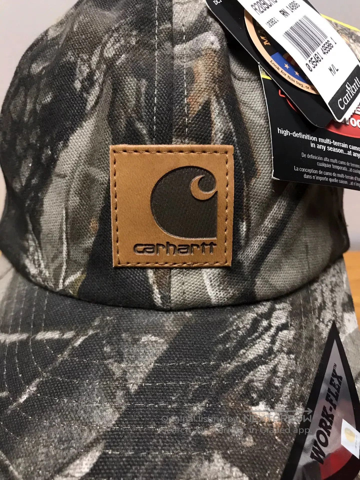Carhartt Carhartt x Realtree A209 Camo Baseball Cap. Size ONE SIZE - 5 Thumbnail