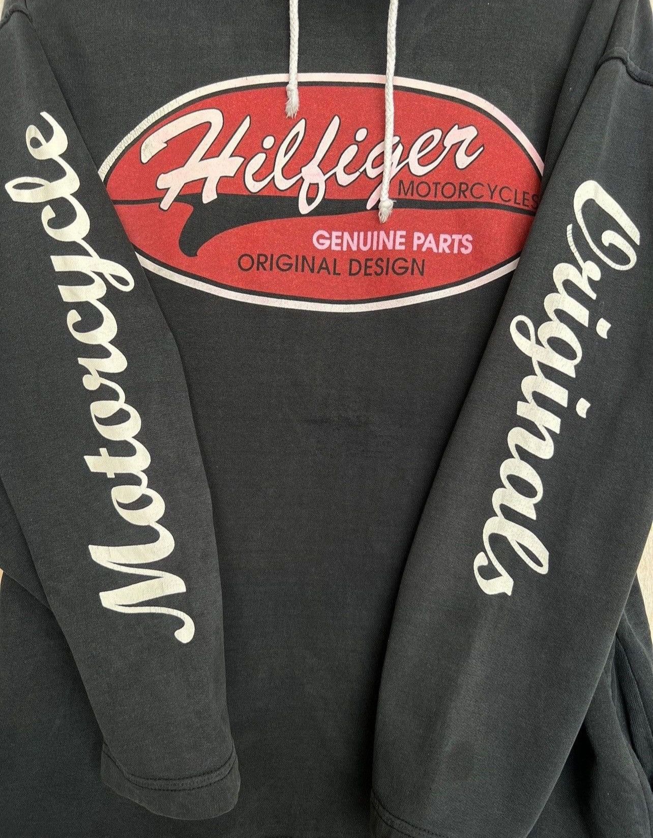 Tommy Hilfiger × Vintage Vintage 90s Tommy Hilfiger Sun Faded Distressed Hoodie Size US M / EU 48-50 / 2 - 4 Thumbnail