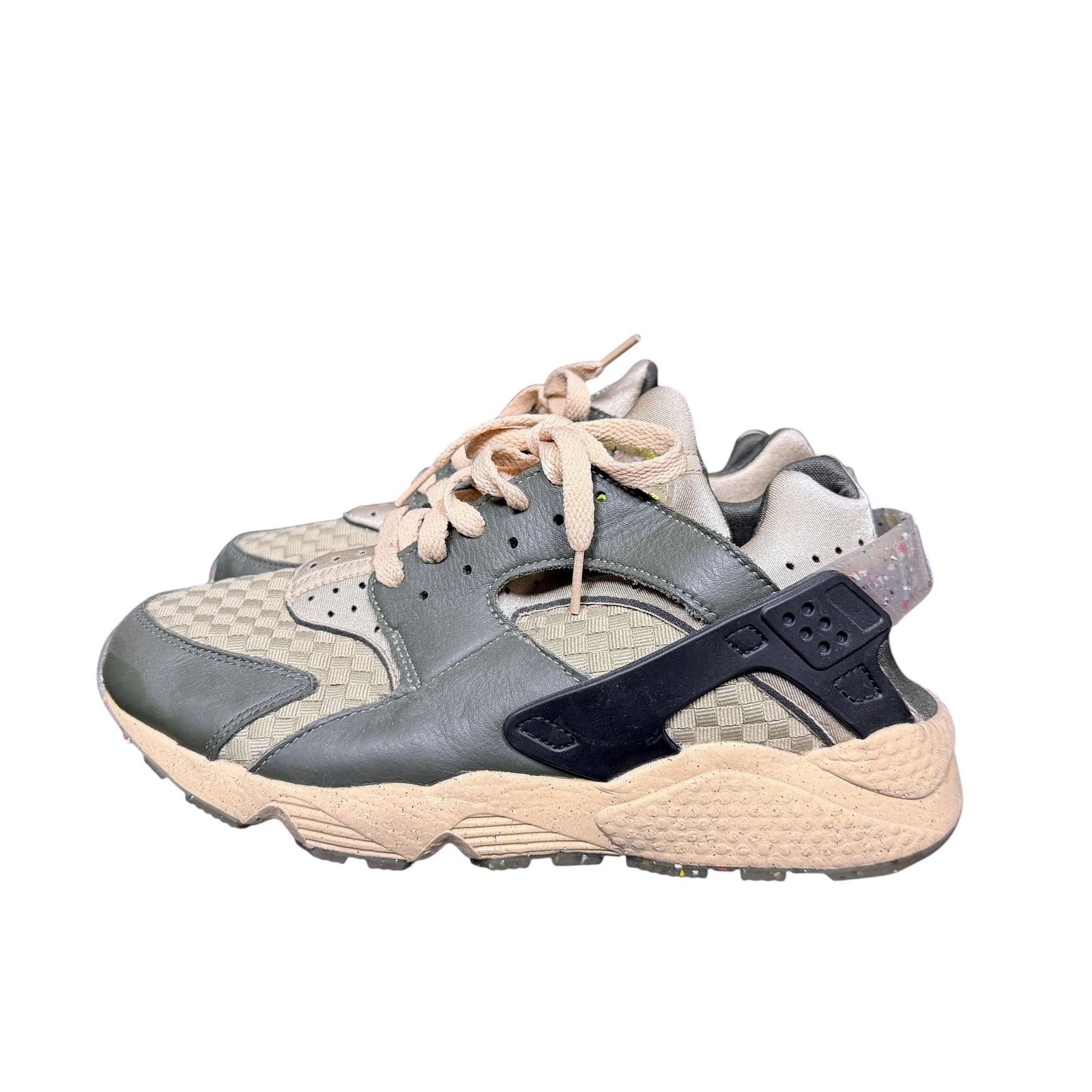 Nike Nike Men 8.5 Air Huarache Crater Premium Cargo Khaki Running Size US 8.5 / EU 41-42 - 3 Thumbnail