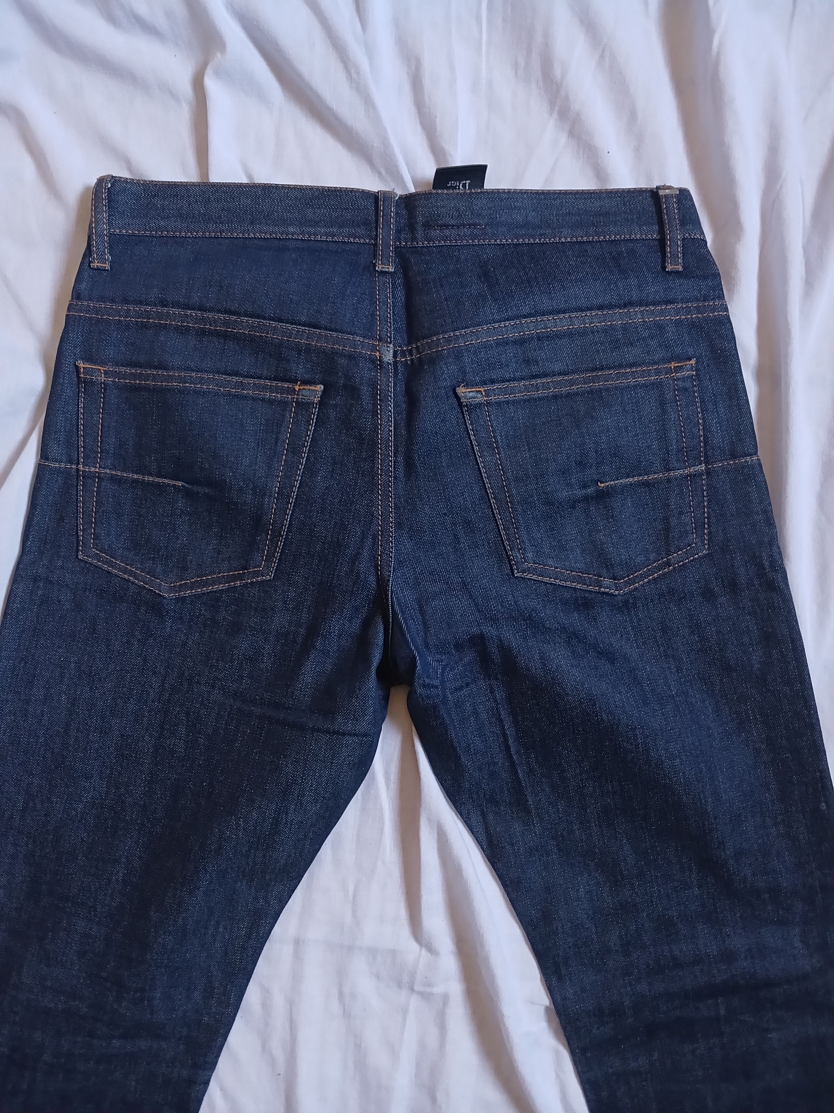 Dior Raw Dior Homme denim Jean Size US 31 - 16 Thumbnail