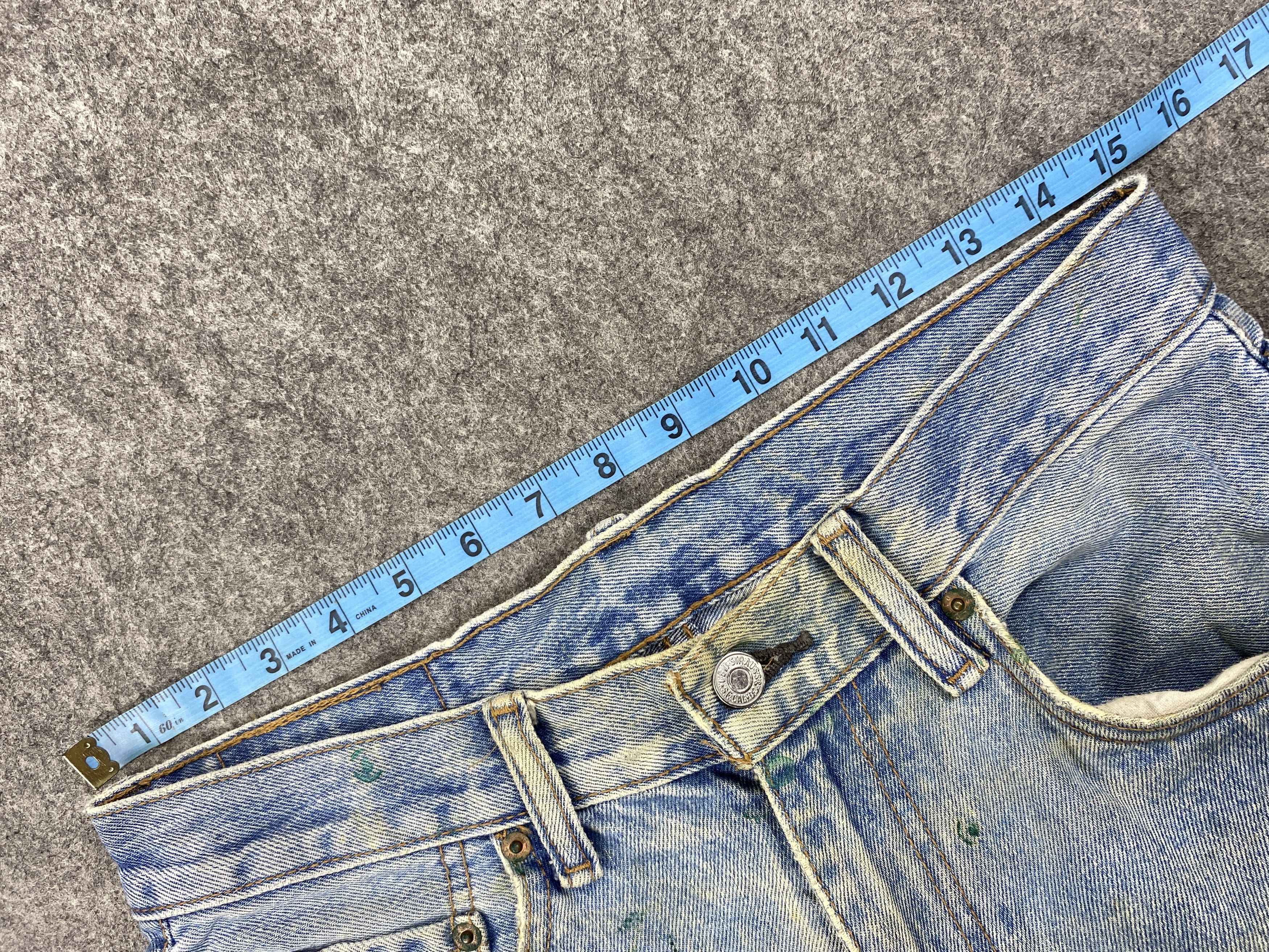 Levi's Dirty Blue Vintage Levi's 550 Jeans 30x29 Denim -JN1385 Size US 30 / EU 46 - 5 Thumbnail