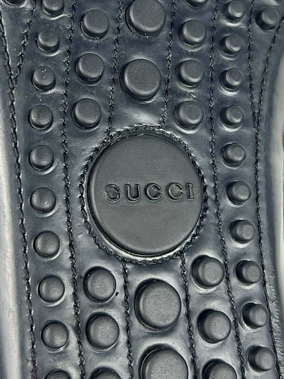 Gucci GUCCI Loafers Leather Drivers Shoes HORSEBIT Buckle GG Navy Size US 8.5 / EU 41-42 - 18 Thumbnail