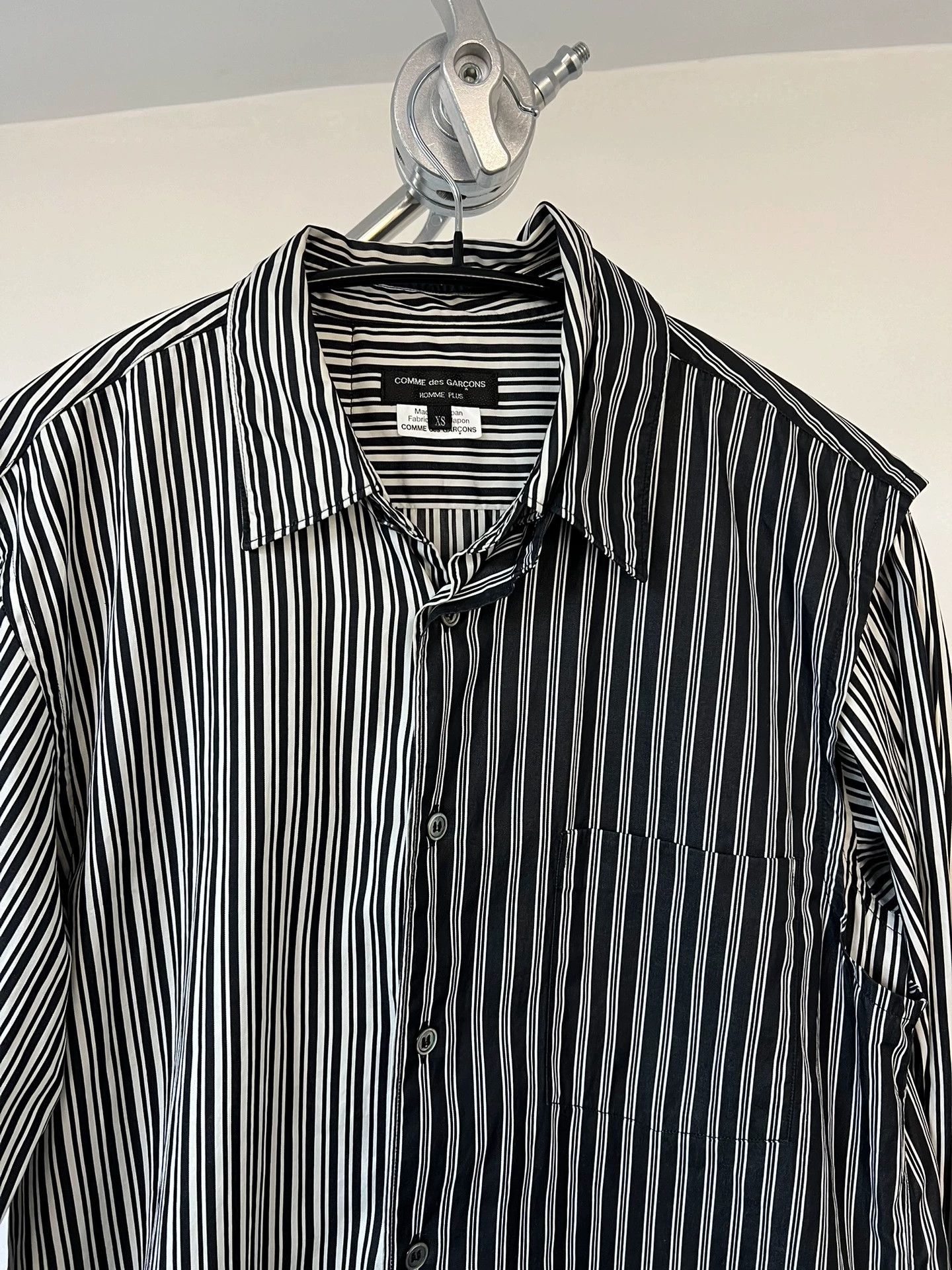 Comme des Garcons Homme Plus CDG Homme Plus Double-Layer Colorblocked Shirt Size XS (M) Size US XS / EU 42 / 0 - 2 Thumbnail