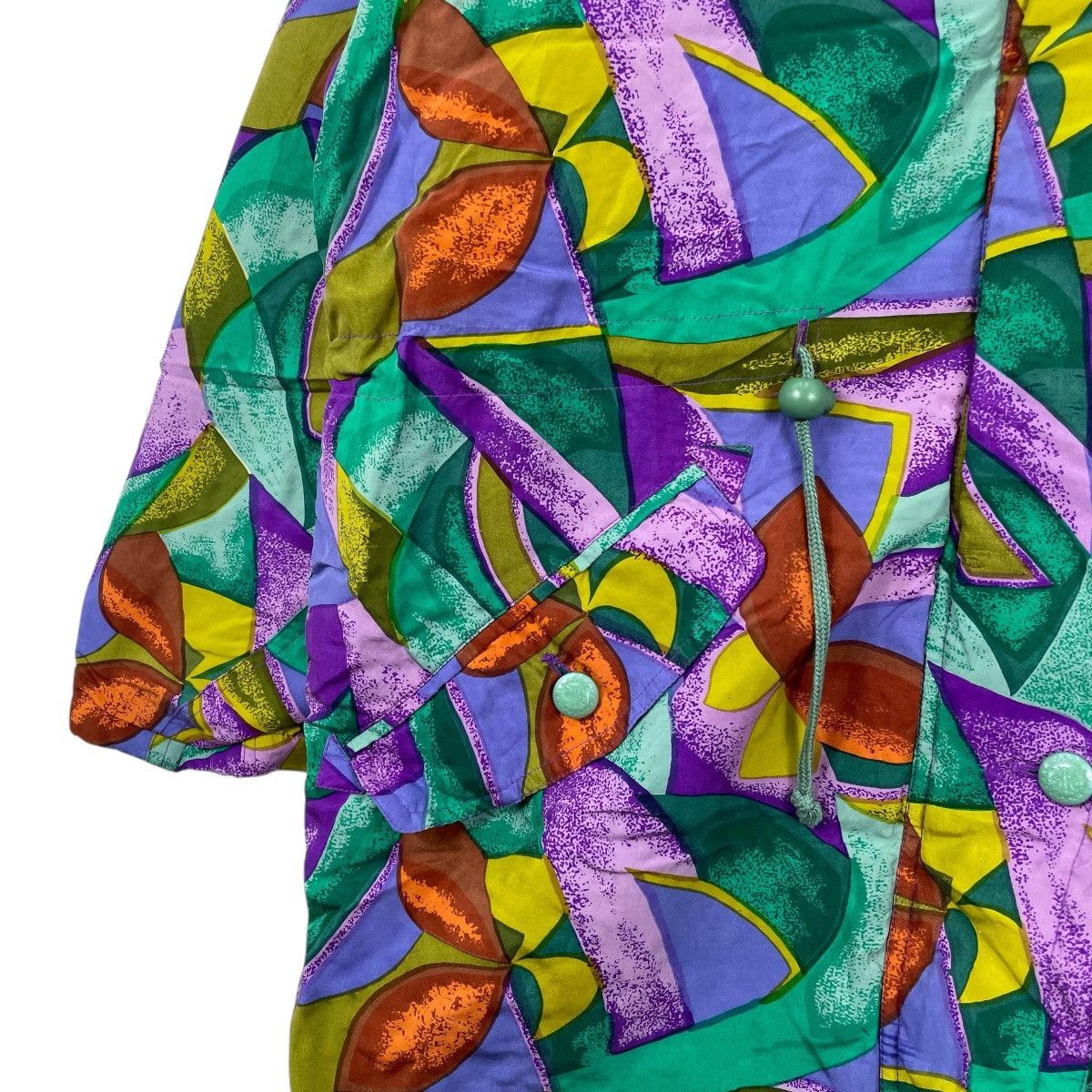 Vintage Vintage 90s All Over Print Floral Patterned Parka Long Coat Size US XL / EU 56 / 4 - 4 Thumbnail