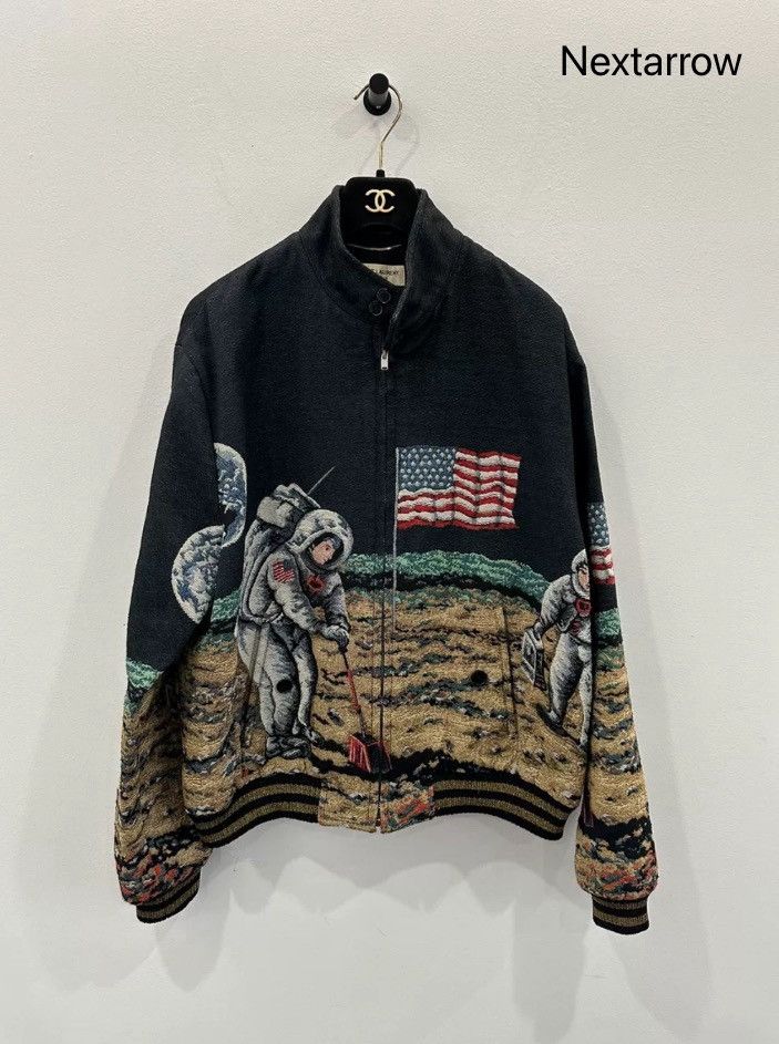 Saint Laurent Paris × Yves Saint Laurent Saint Laurent Landing Embroidered jacket 2412-Nextarrow Size US M / EU 48-50 / 2 - 1 Thumbnail