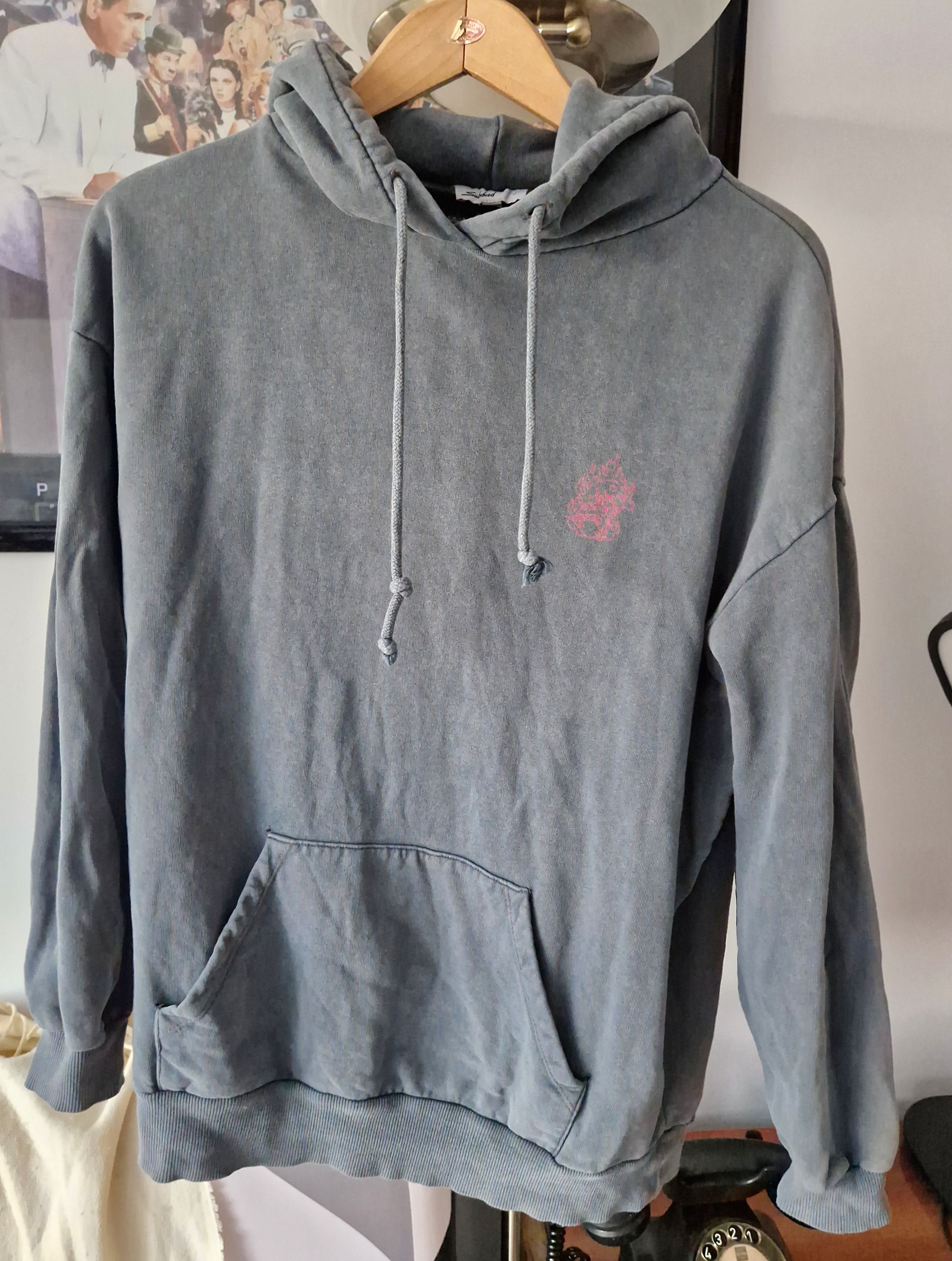 Vintage subdued hoodie gray man Size US M / EU 48-50 / 2 - 1 Thumbnail