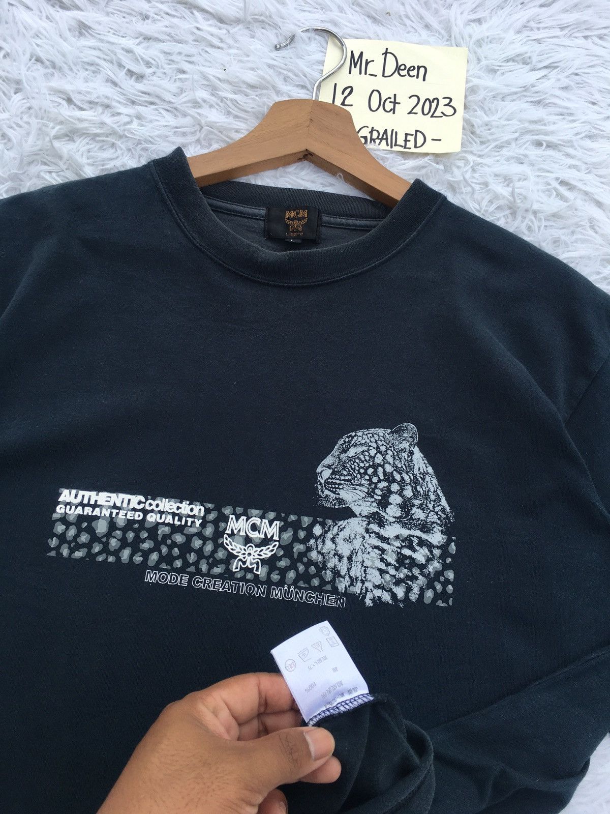 MCM Vintage MCM Logo Tshirt Size US L / EU 52-54 / 3 - 11 Thumbnail
