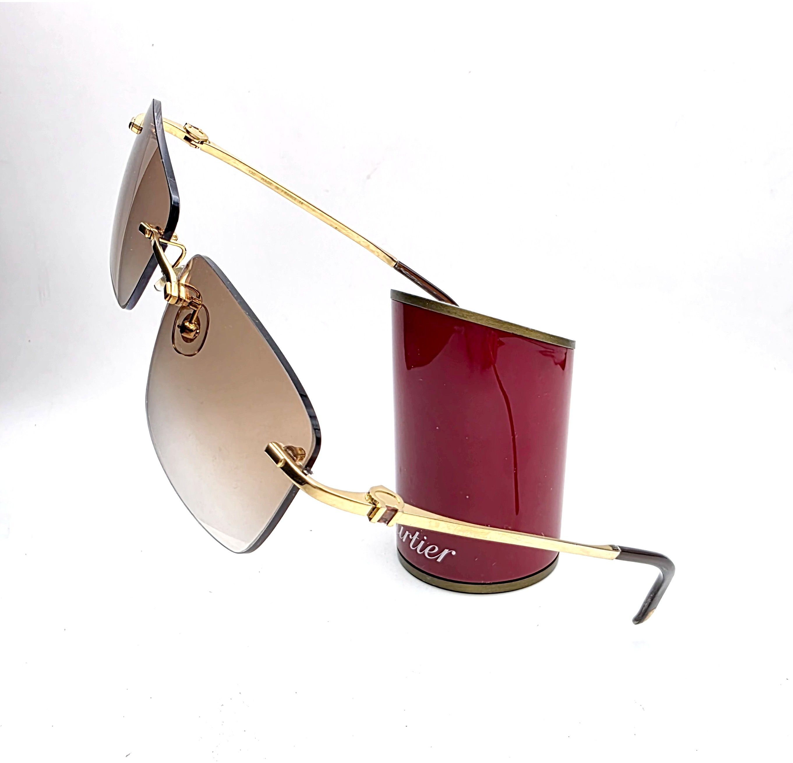 Luxury Cartier Pink Sapphire Sunglasses 17309